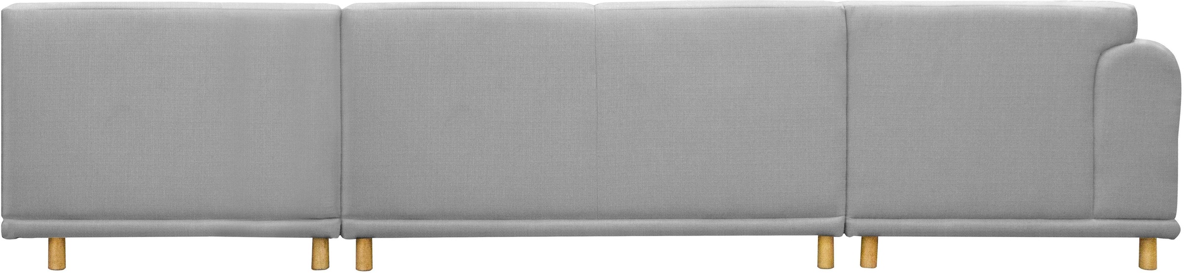 andas Wohnlandschaft »Maroon U-Form«, in skandinavischem Design, mit losen Kissen