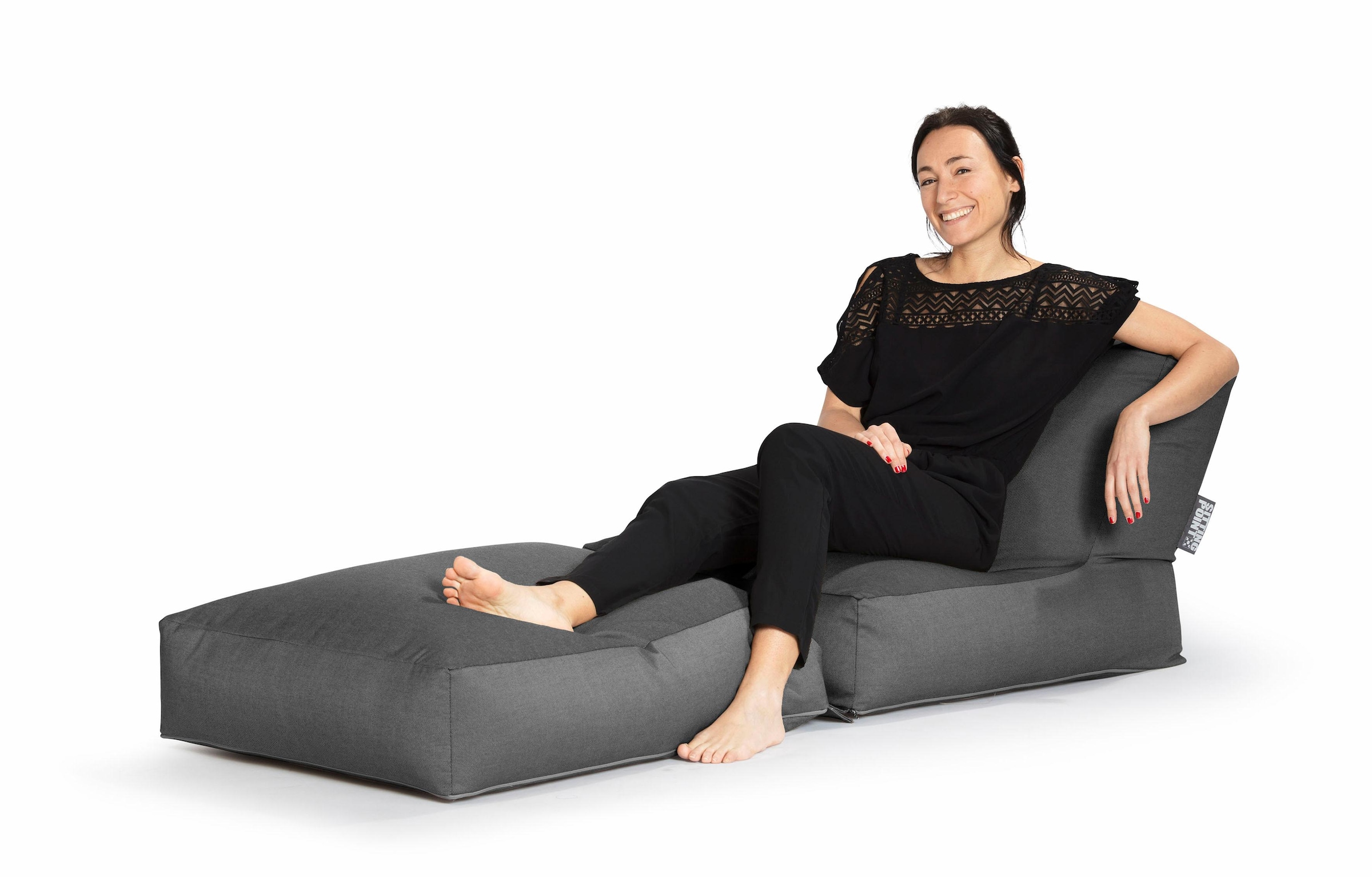 Sitting Point Sitzsack »Sitzsack und Sitzliege Twist OUTSIDE«, outdoorfähig