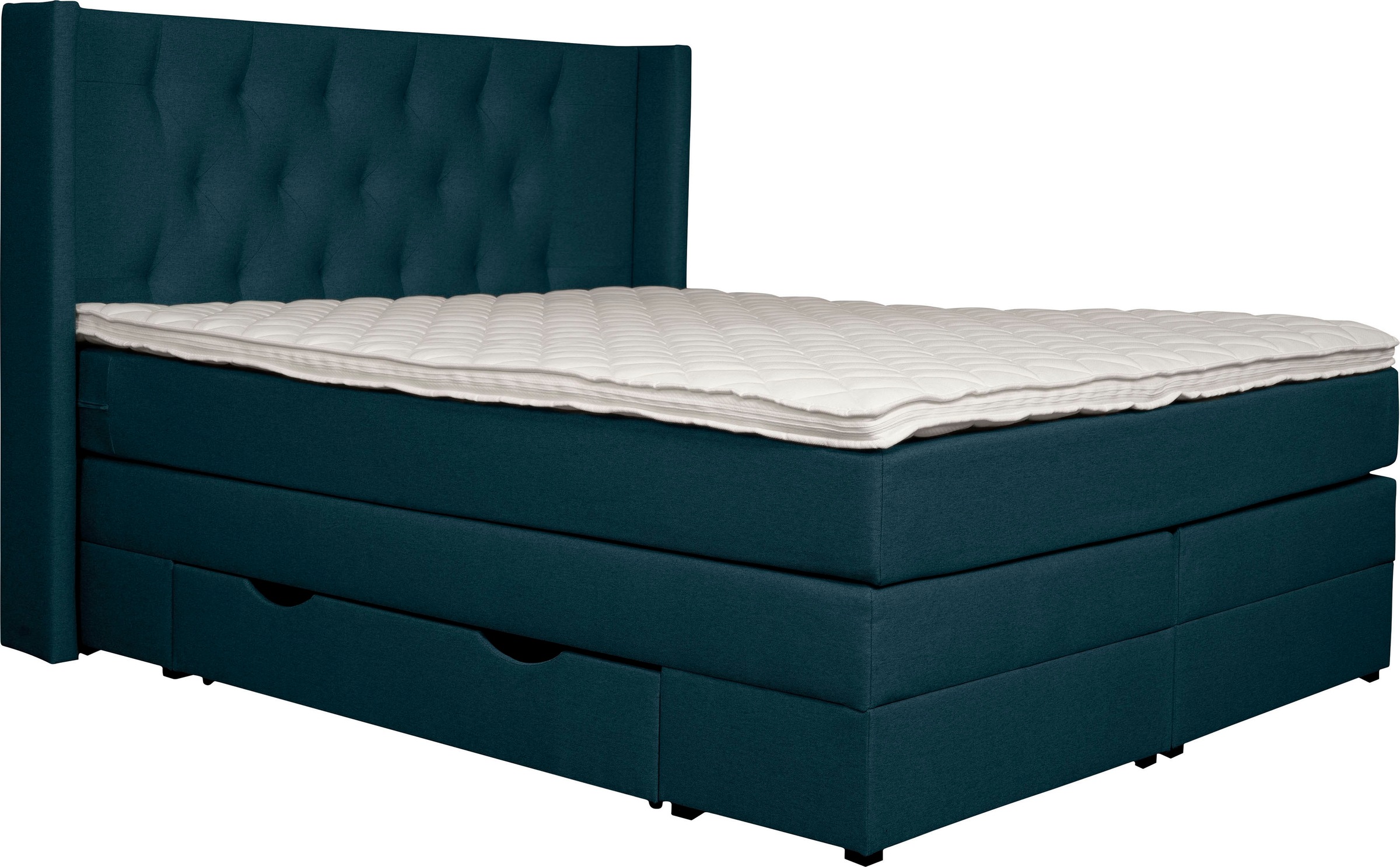Home affaire Boxspringbett "Elegance" mit schöner Knopfheftung, in den Härt günstig online kaufen