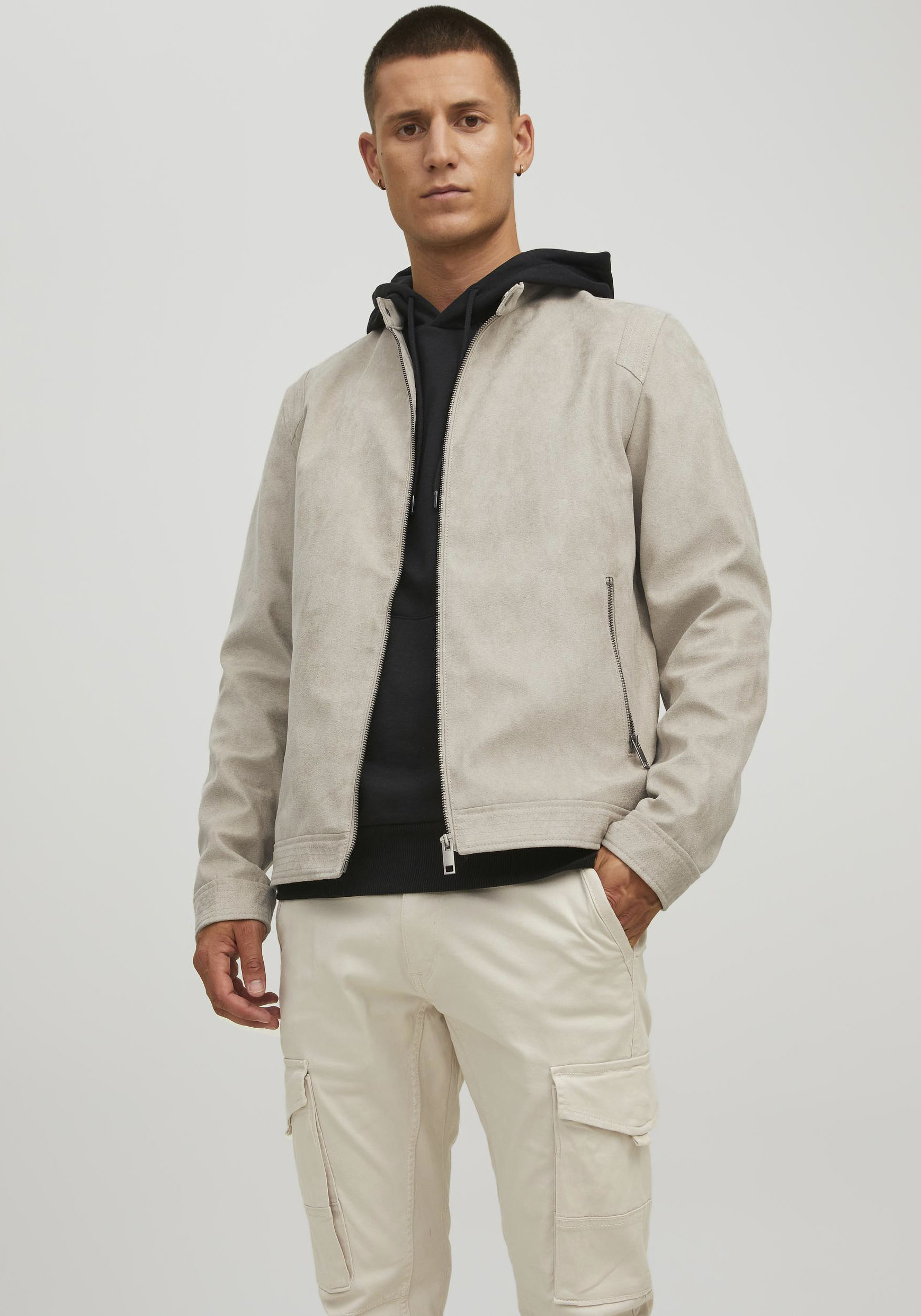 Bikerjacke »JJEROCKY CLEAN JACKET NOOS«