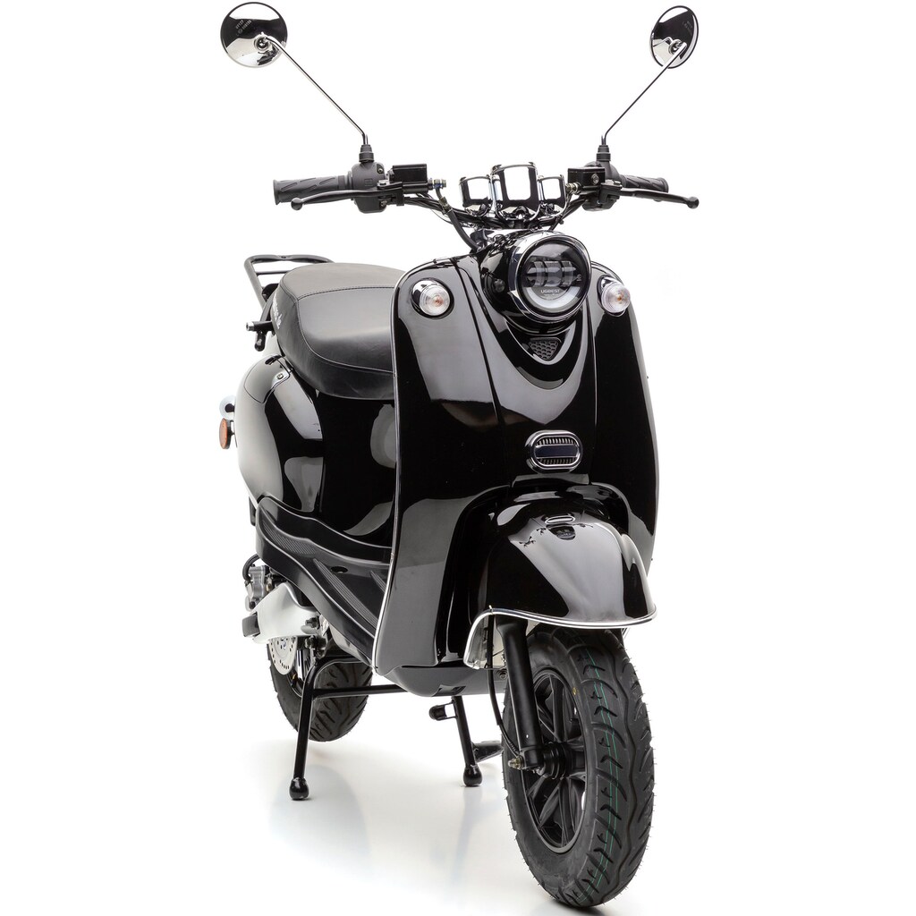 Nova Motors E-Motorroller »eRetro Star Li«, härteverstellbare Dual-Stoßdämpfer hinten