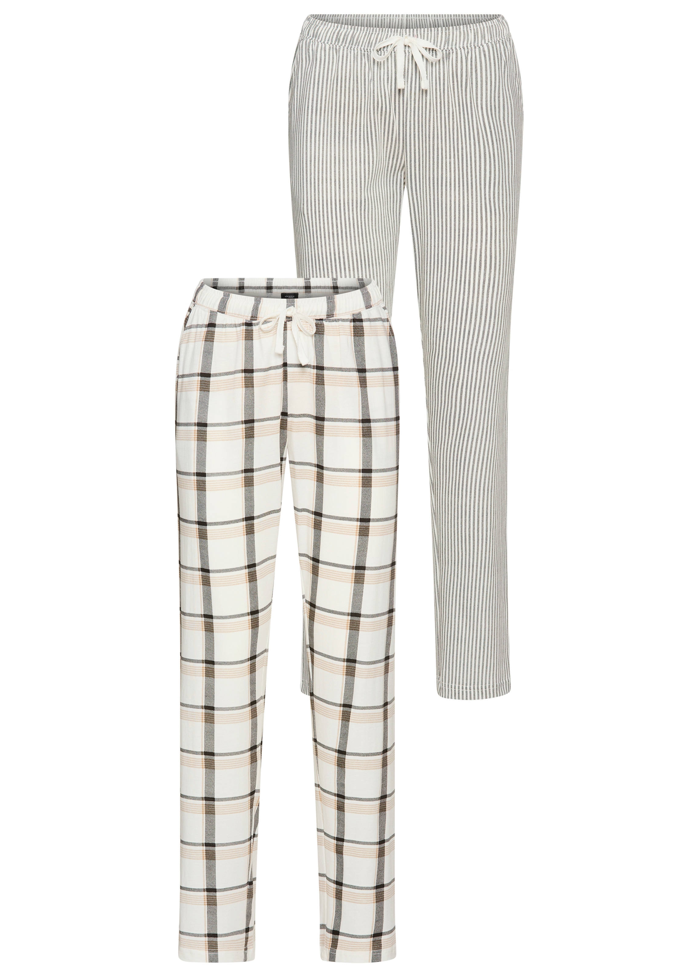 Vivance Dreams Pyjamahose mit Streifen oder Karos günstig online kaufen
