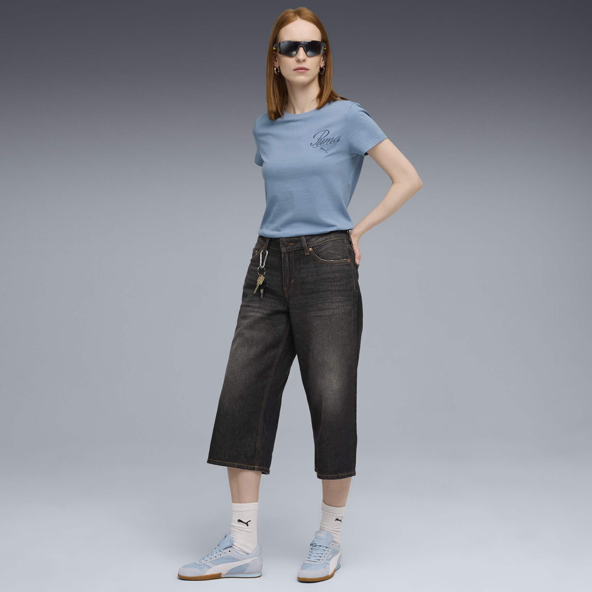 PUMA T-Shirt »ESS SCRIPT T-Shirt Damen«