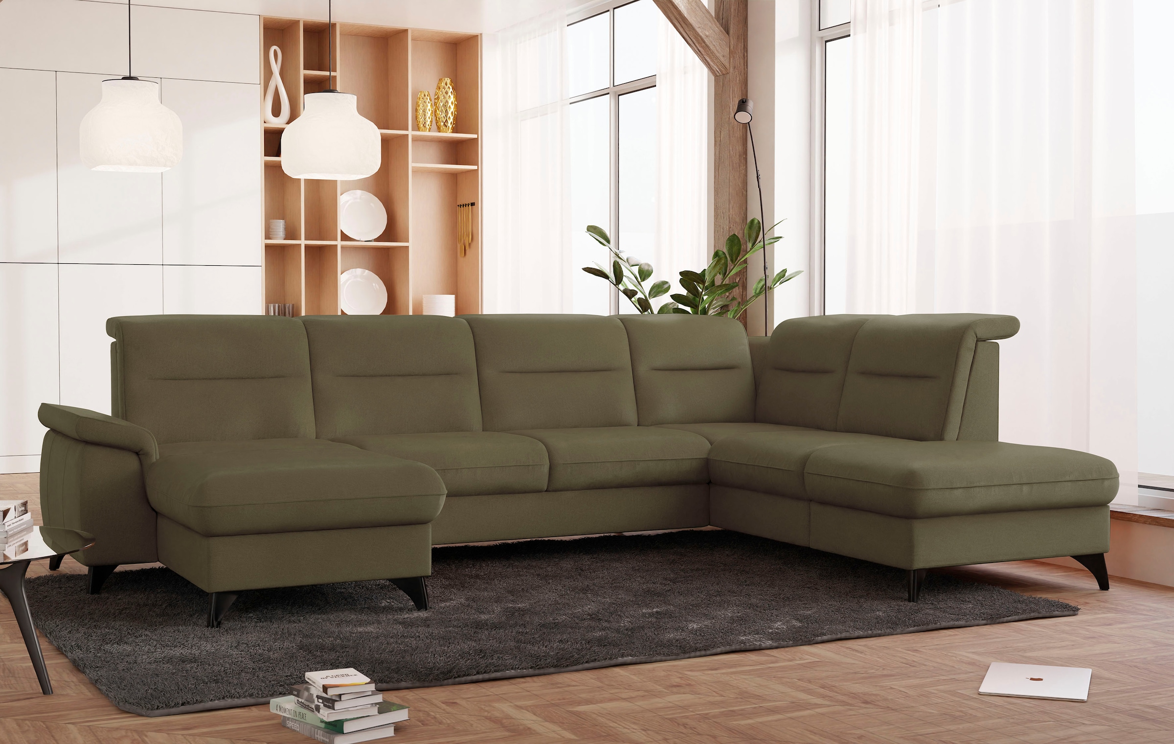 sit&more Wohnlandschaft "Astoria U-Form" wahlweise mit motorischer Relaxfun günstig online kaufen