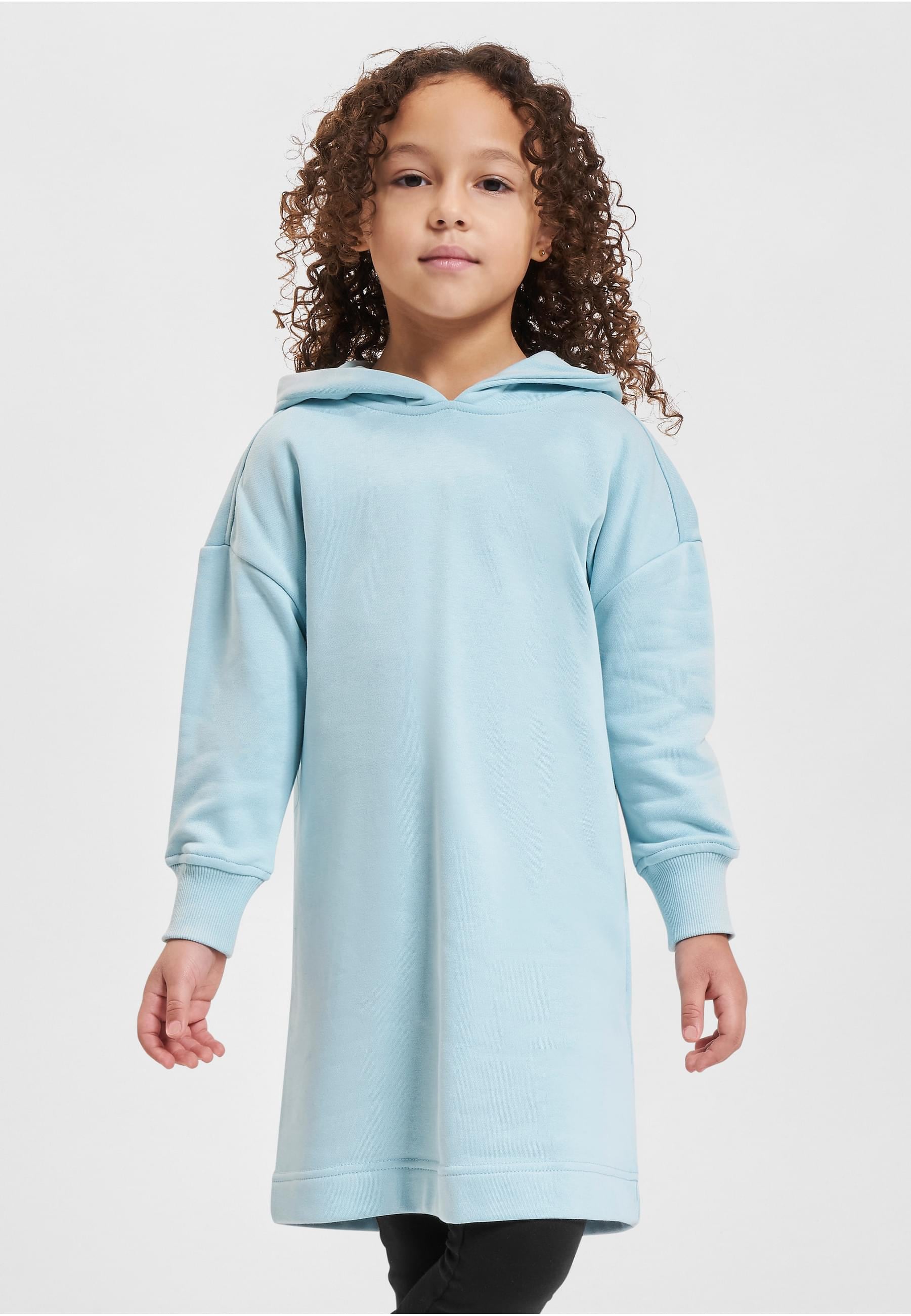 URBAN CLASSICS Shirtkleid »Urban Classics Damen Girls Oversized Terry Hoody Dress«, (1 tlg.)