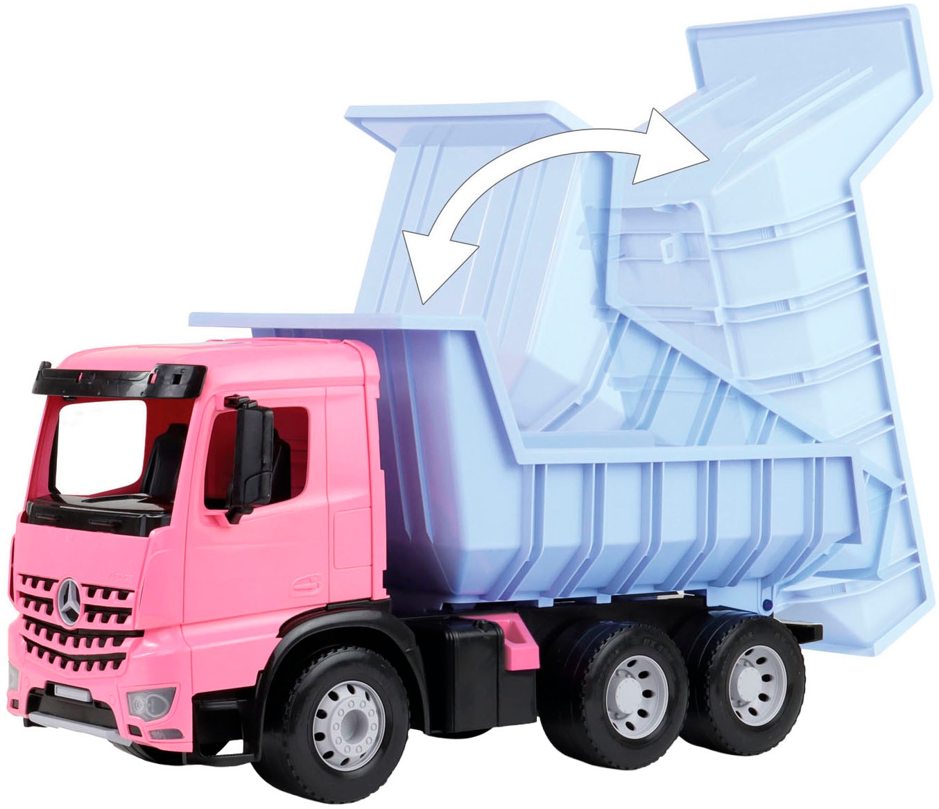 Lena® Spielzeug-Kipper »Giga Trucks Muldenkipper Arocs Rosa« Made in Europe