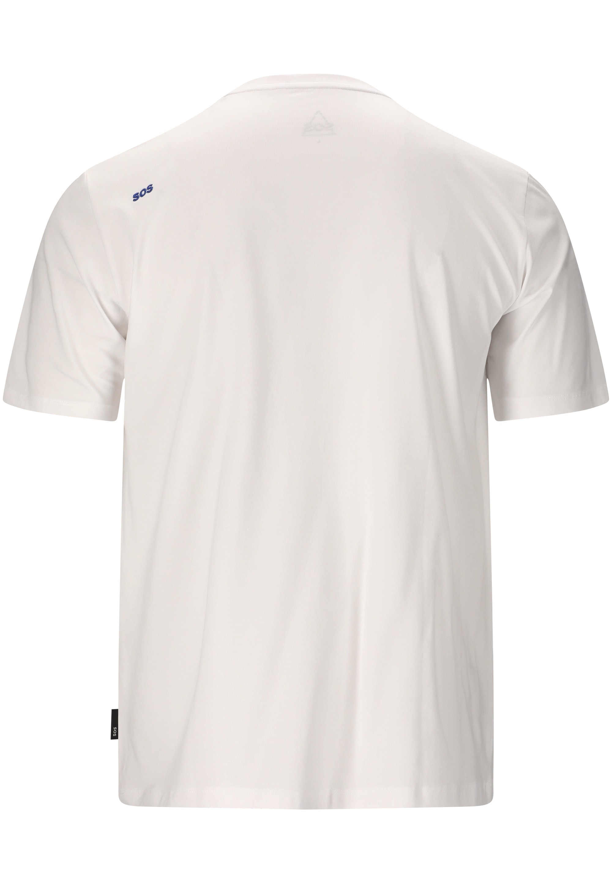SOS Funktionsshirt »Kvitfjell« mit biologischer Baumwolle und subtilem SOS-Print