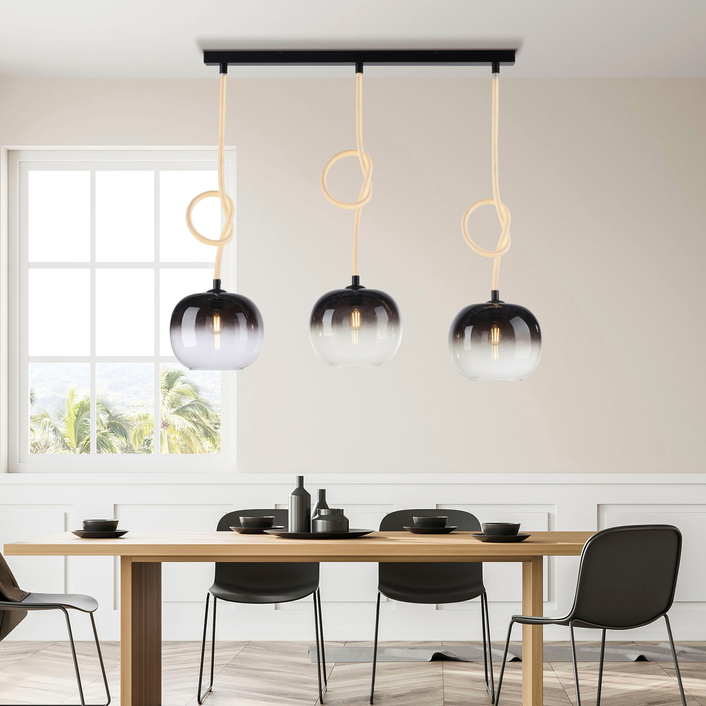 Paul Neuhaus Pendelleuchte »LUMA«, 6 flammig, Leuchtmittel LED-Board | LED fest integriert