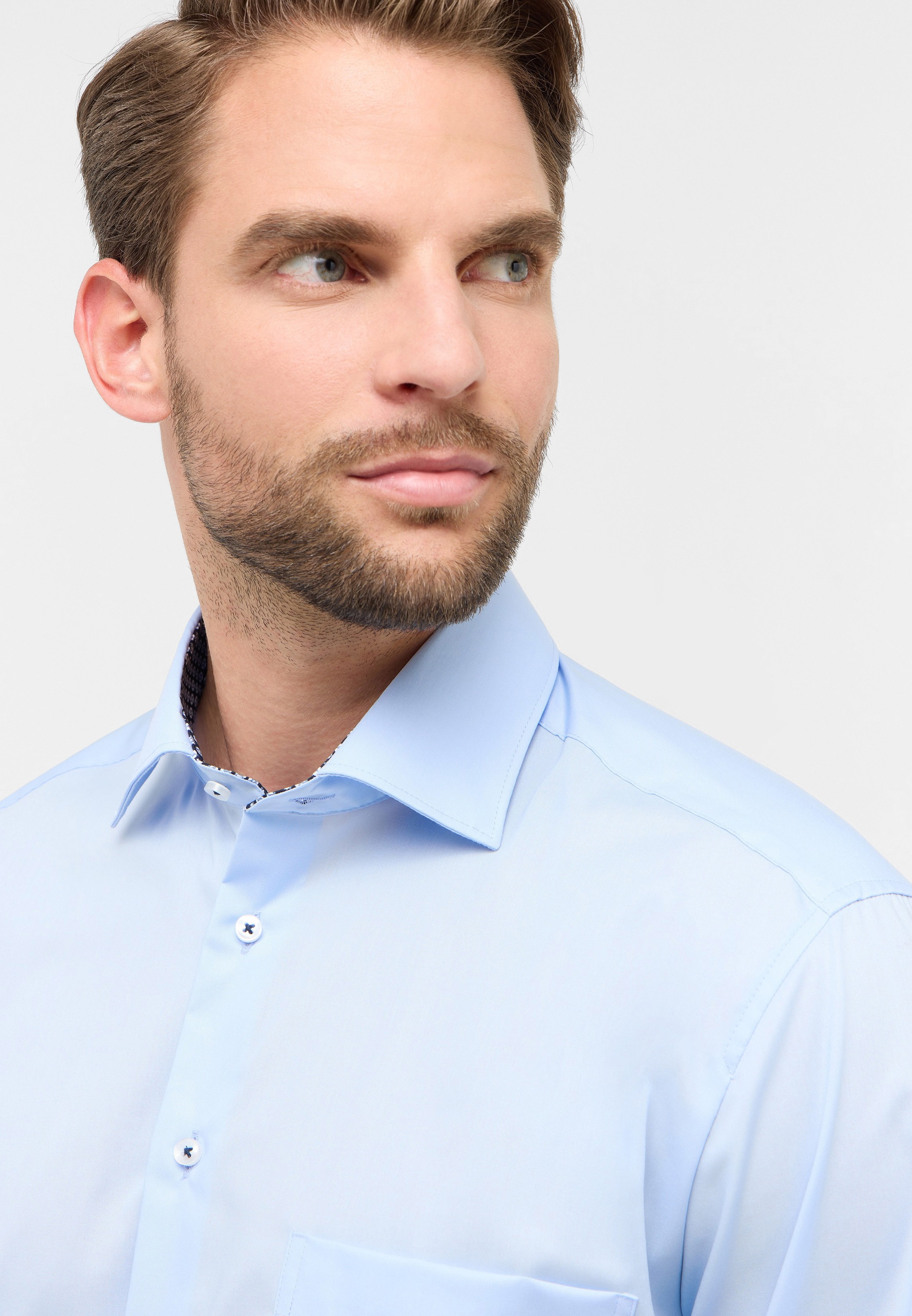 Thumbnail - Eterna Langarmhemd "COMFORT FIT" NON IRON (bügelfrei)