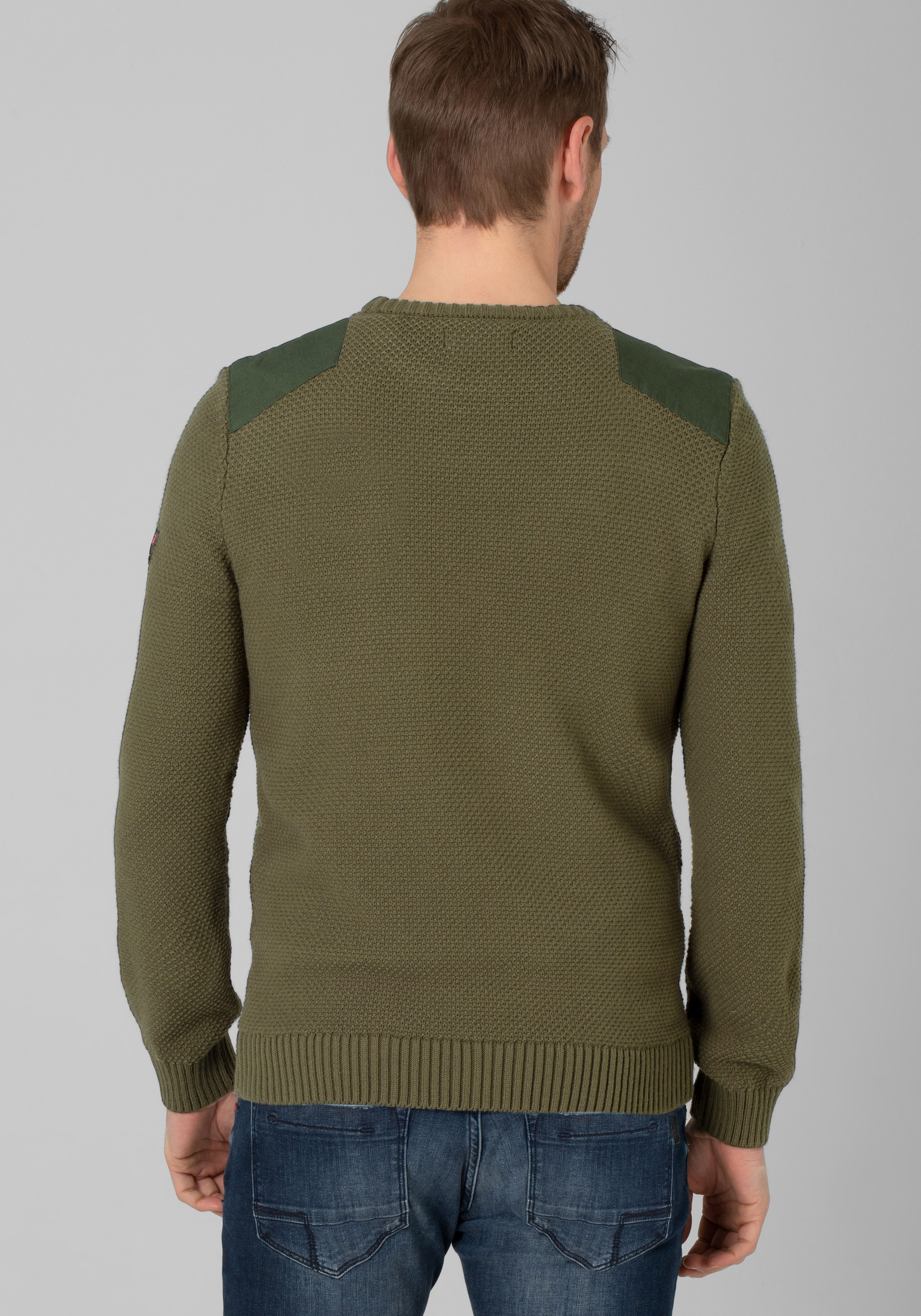 TIMEZONE Strickpullover »Fabricmix Crewneck Sweater«