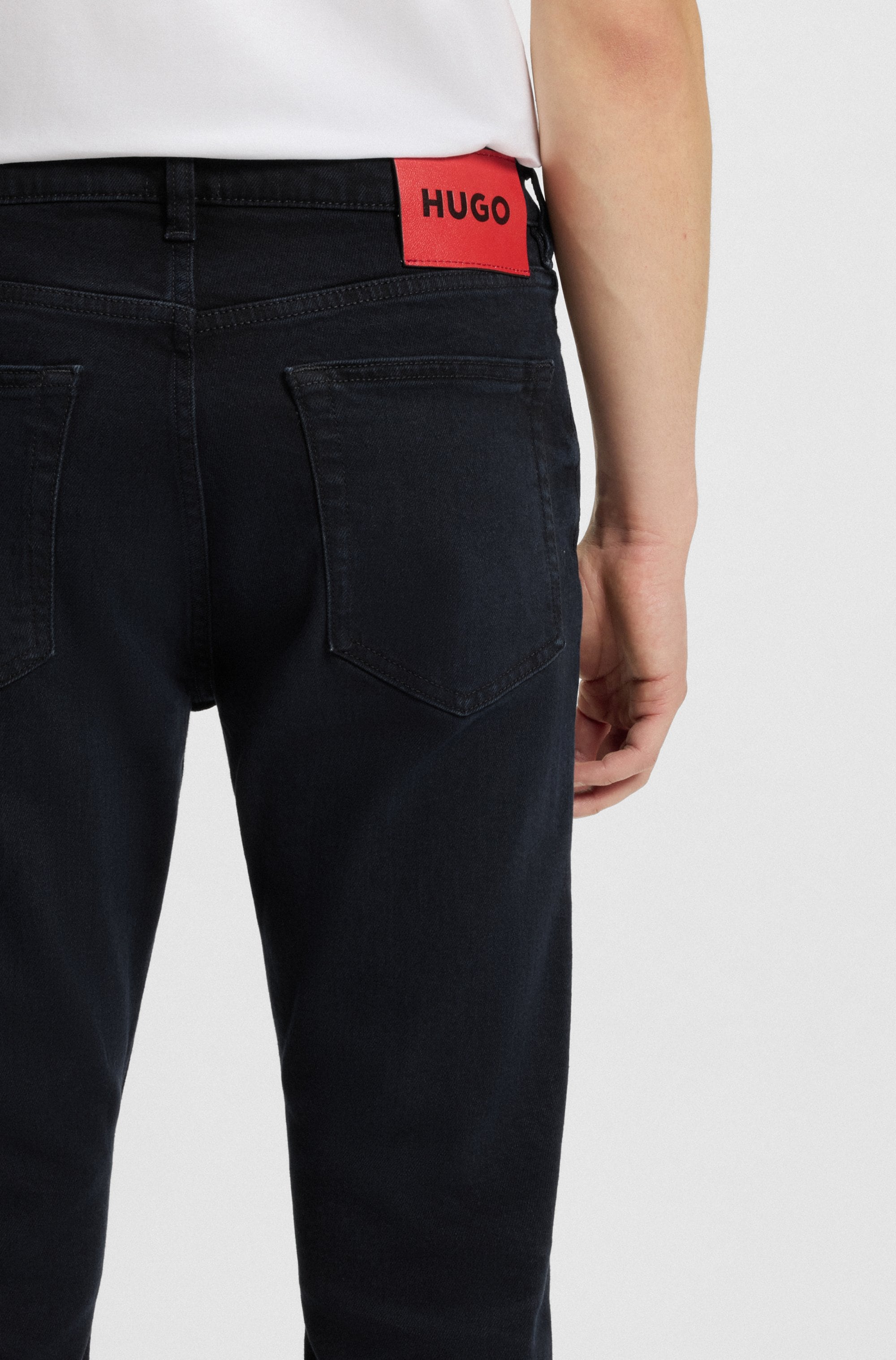 HUGO 1100000002199 »HUGO 734« aus Stretch-Denim, extra schmal