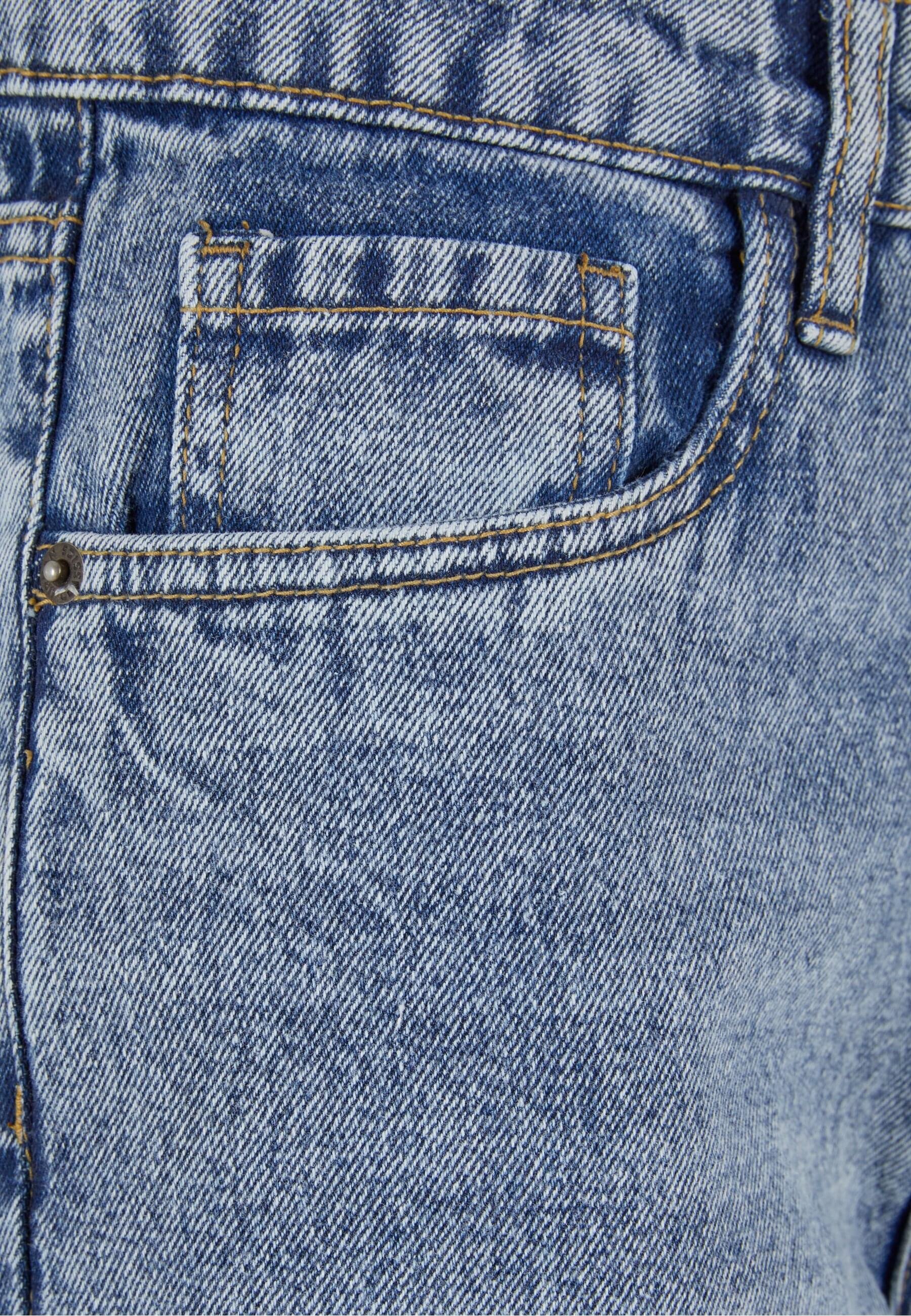 URBAN CLASSICS Bequeme Jeans »Urban Classics Ladies Distressed 90's Wide Leg Denim Pants«