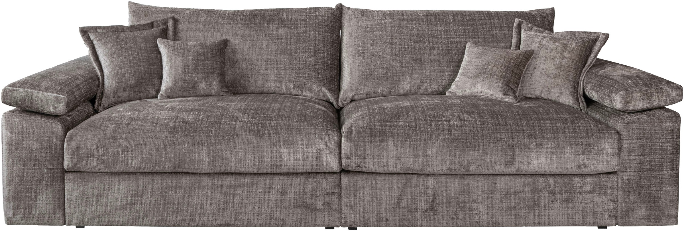 Big-Sofa HOME AFFAIRE, B:246cm T:123cm, beige, 100% Polyester, Sofas, "Soft&Cosy XL, B: 246 cm - OTTO. Verlässliche Qualität.", Mega-Sofa, Cord oder