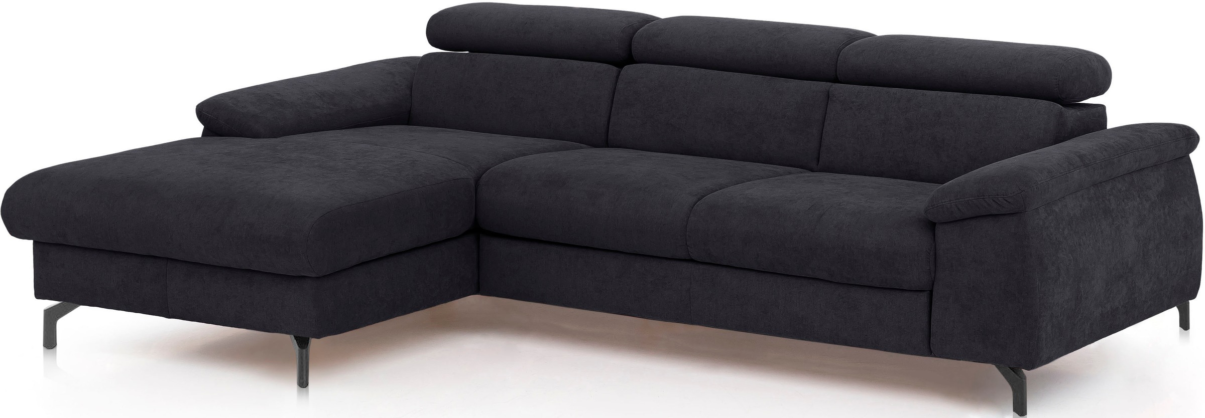COTTA Ecksofa "Kitty L-Form, B: 242 cm" mit Kopfteilverstellung, optional B günstig online kaufen