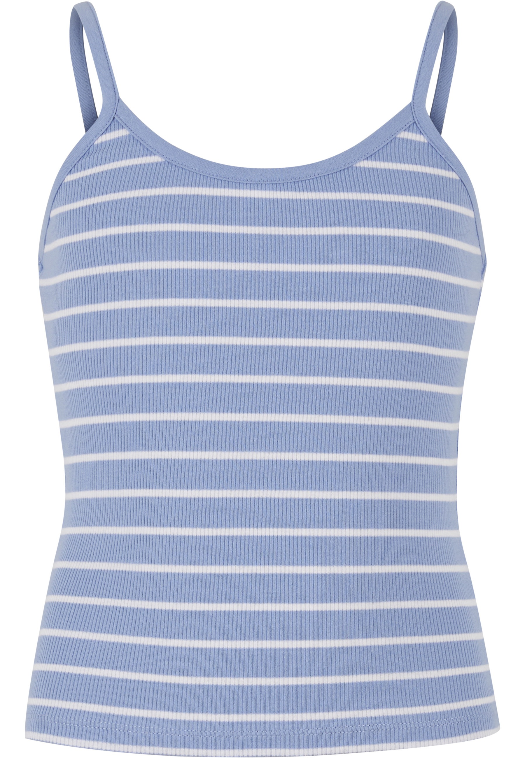URBAN CLASSICS Muskelshirt "Urban Classics Girls Striped Rib Basic Top" 1