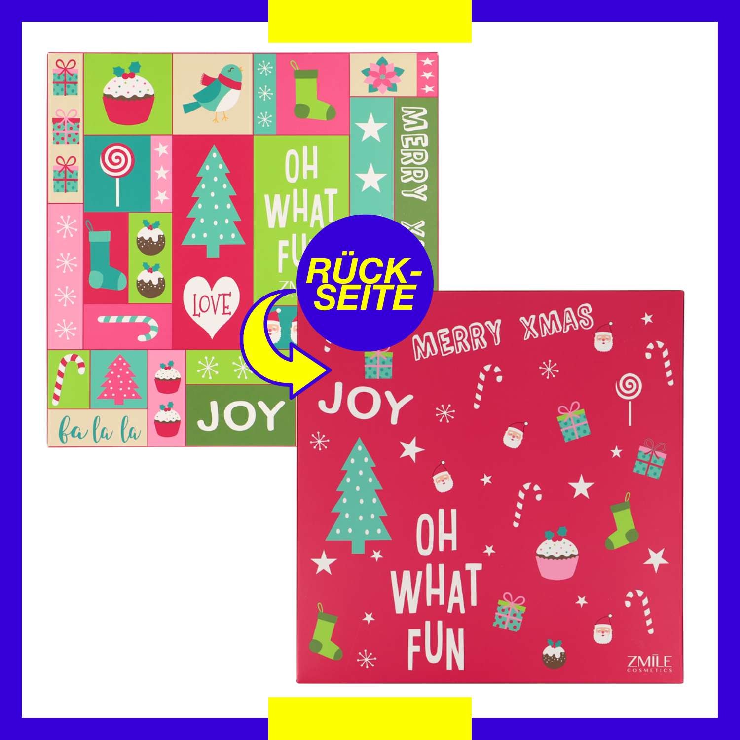 ZMILE COSMETICS Adventskalender »ZMILE COSMETICS Adventskalender Puzzle 'Oh What Fun' vegane Kosmetik«, ab 13 Jahren, vegane Kosmetik