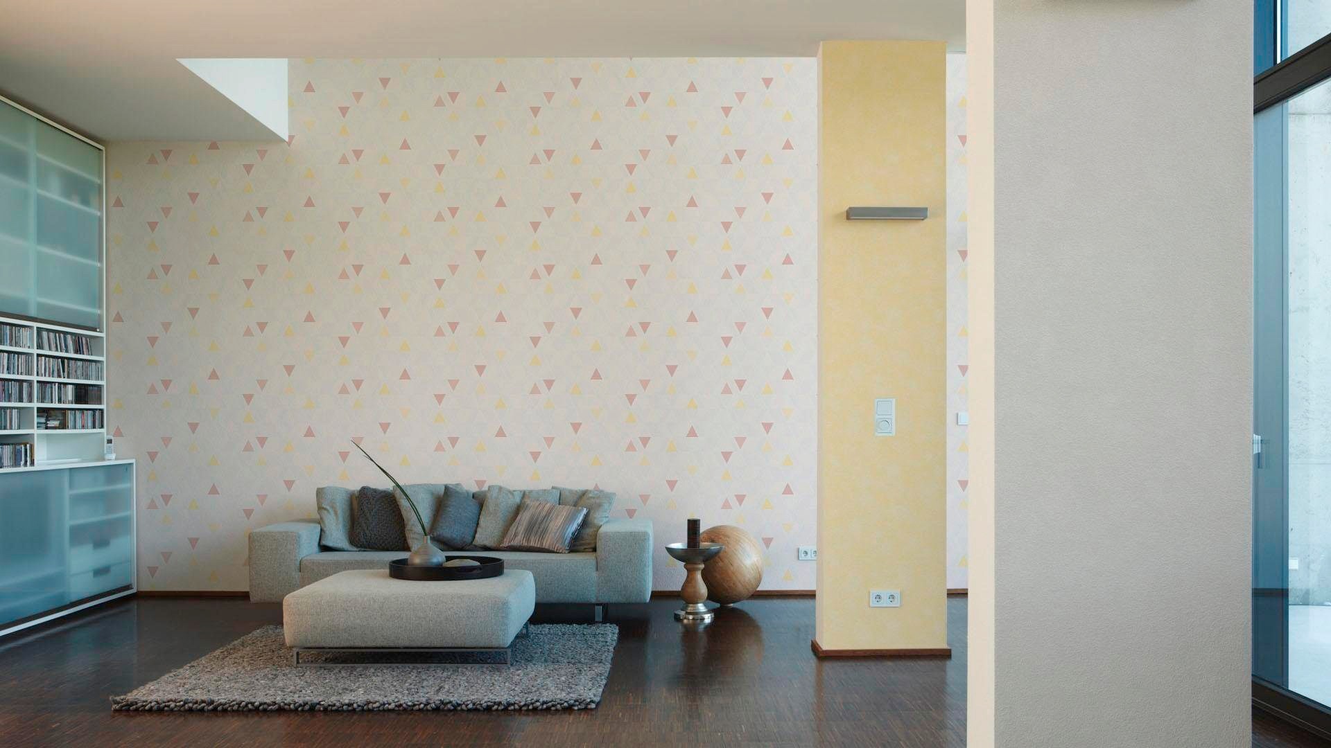 living walls Vliestapete »Rusted« einfarbig | uni | unifarben leicht strukturiert Uni Tapete Struktur Tapeten Wohnzimmer Schlafzimmer Küche modern Optik