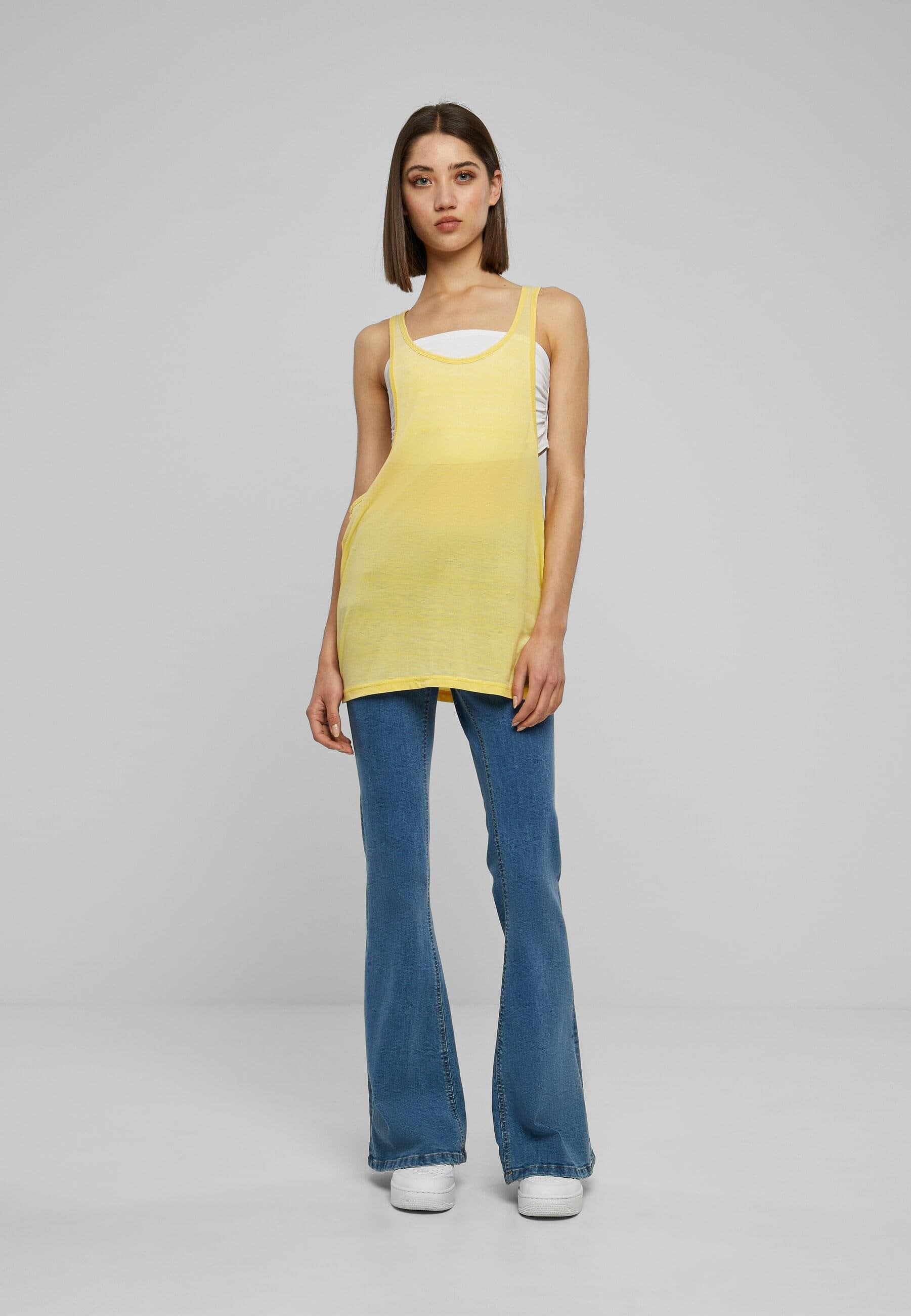 URBAN CLASSICS Muskelshirt »Urban Classics Damen Ladies Loose Burnout Tank«, (1 tlg.)