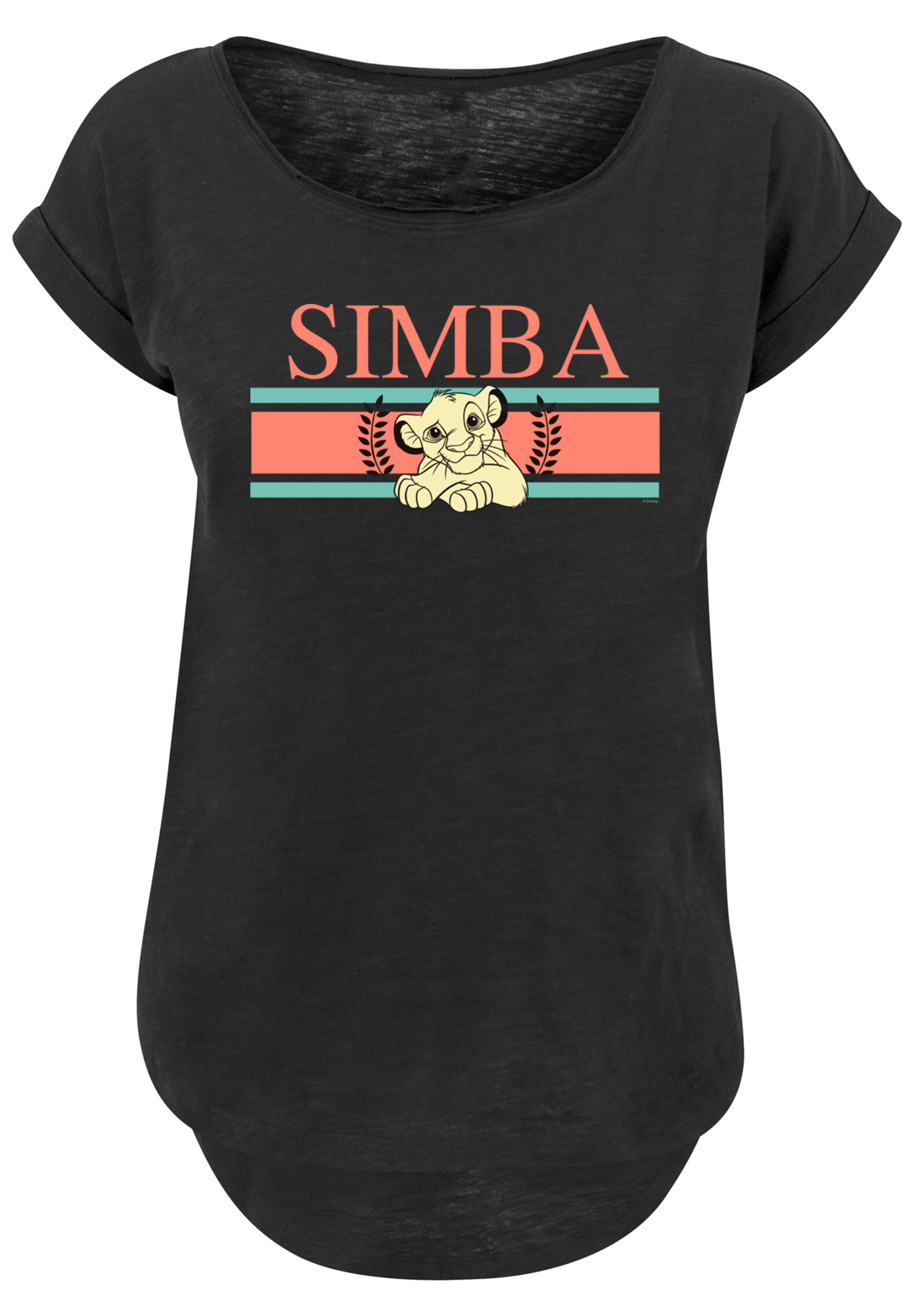 F4NT4STIC T-Shirt »König der Löwen Simba Stripes« Print