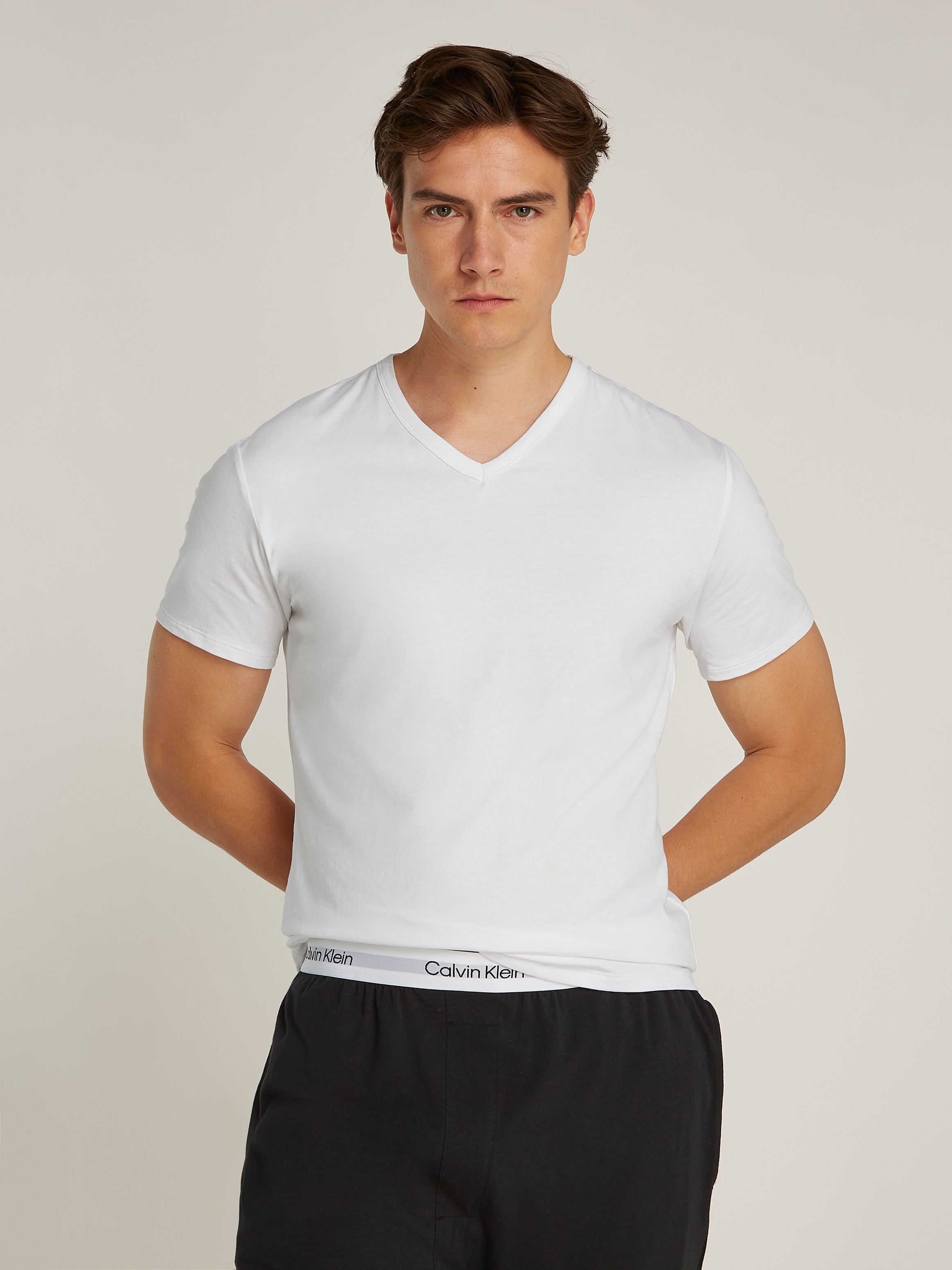 Calvin Klein Underwear T-Shirt "S/S V NECK 3PK", (Packung, 3 tlg., 3er-Pack günstig online kaufen