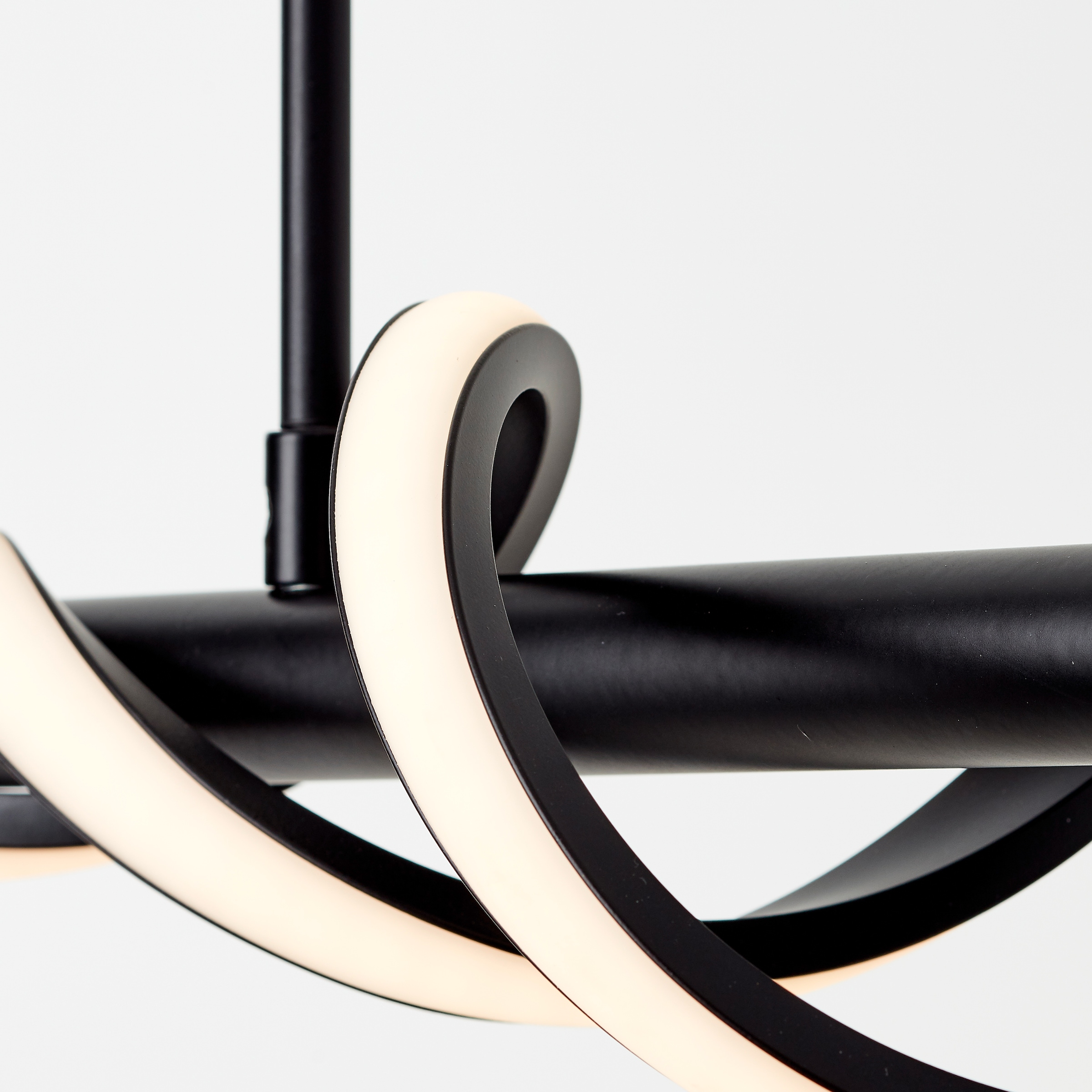 Brilliant LED Pendelleuchte »Amalie«, Höhe 150 cm, 2600 lm, kürzbar, Metall/Kunststoff, schwarz