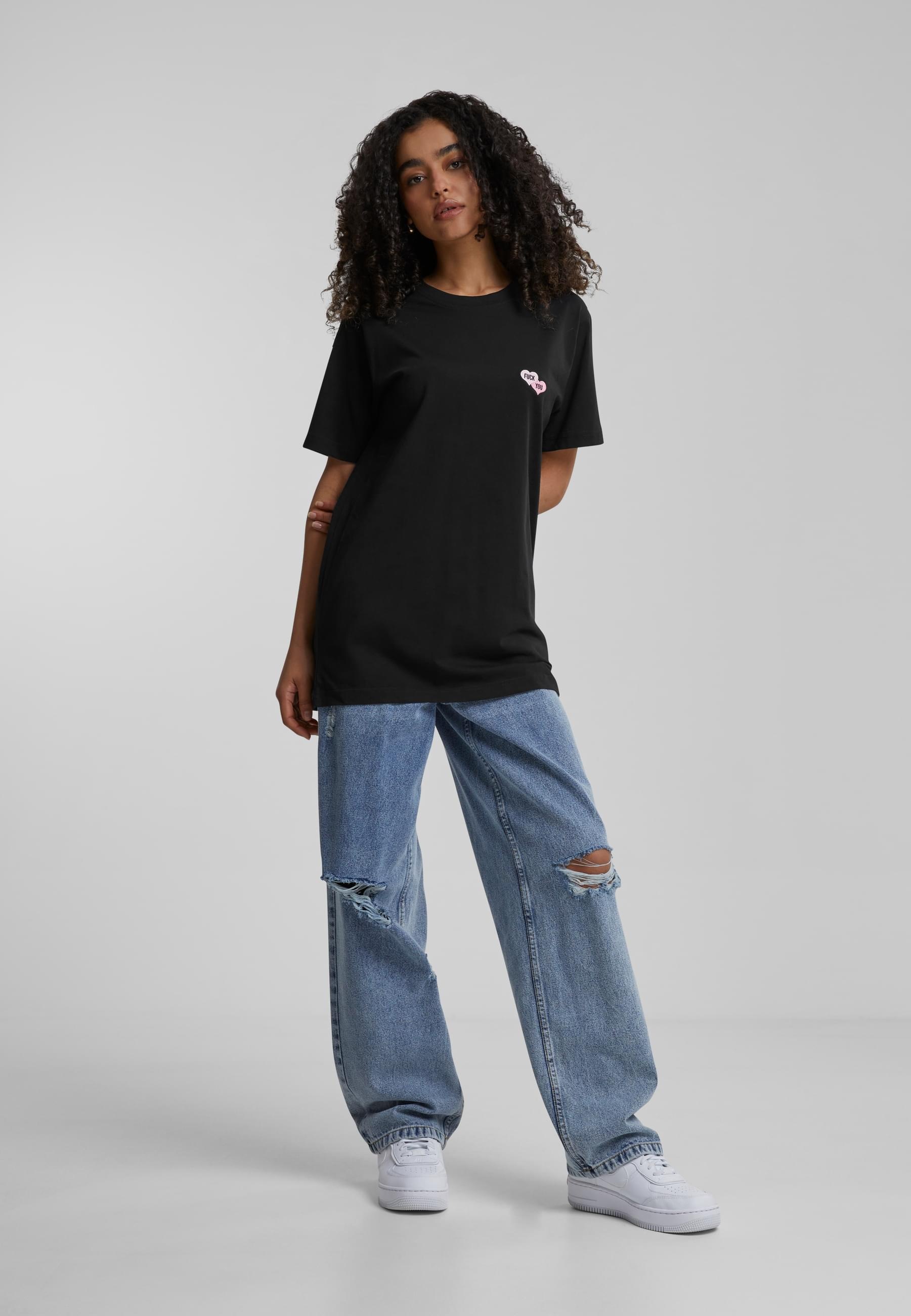 MisterTee T-Shirt »MisterTee Damen Ladies F U Tee«, (1 tlg.)