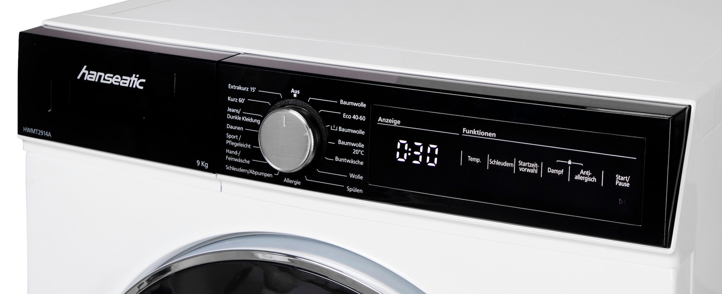 Hanseatic Waschmaschine »HWMT2914A« 9 kg 1400 U/min