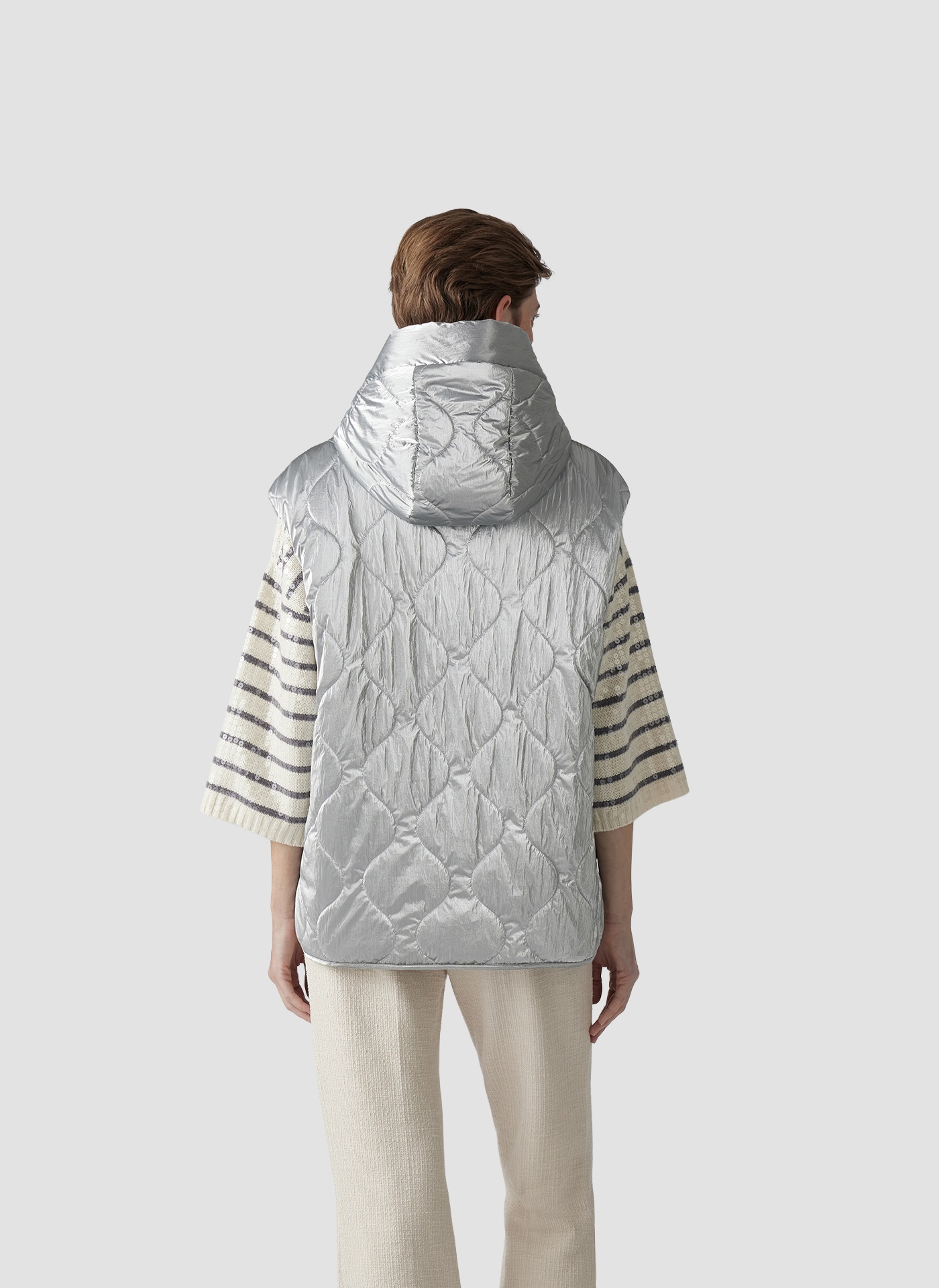 LeComte Steppweste »LeComte Steppweste in glänzendem Design mit Kapuze«