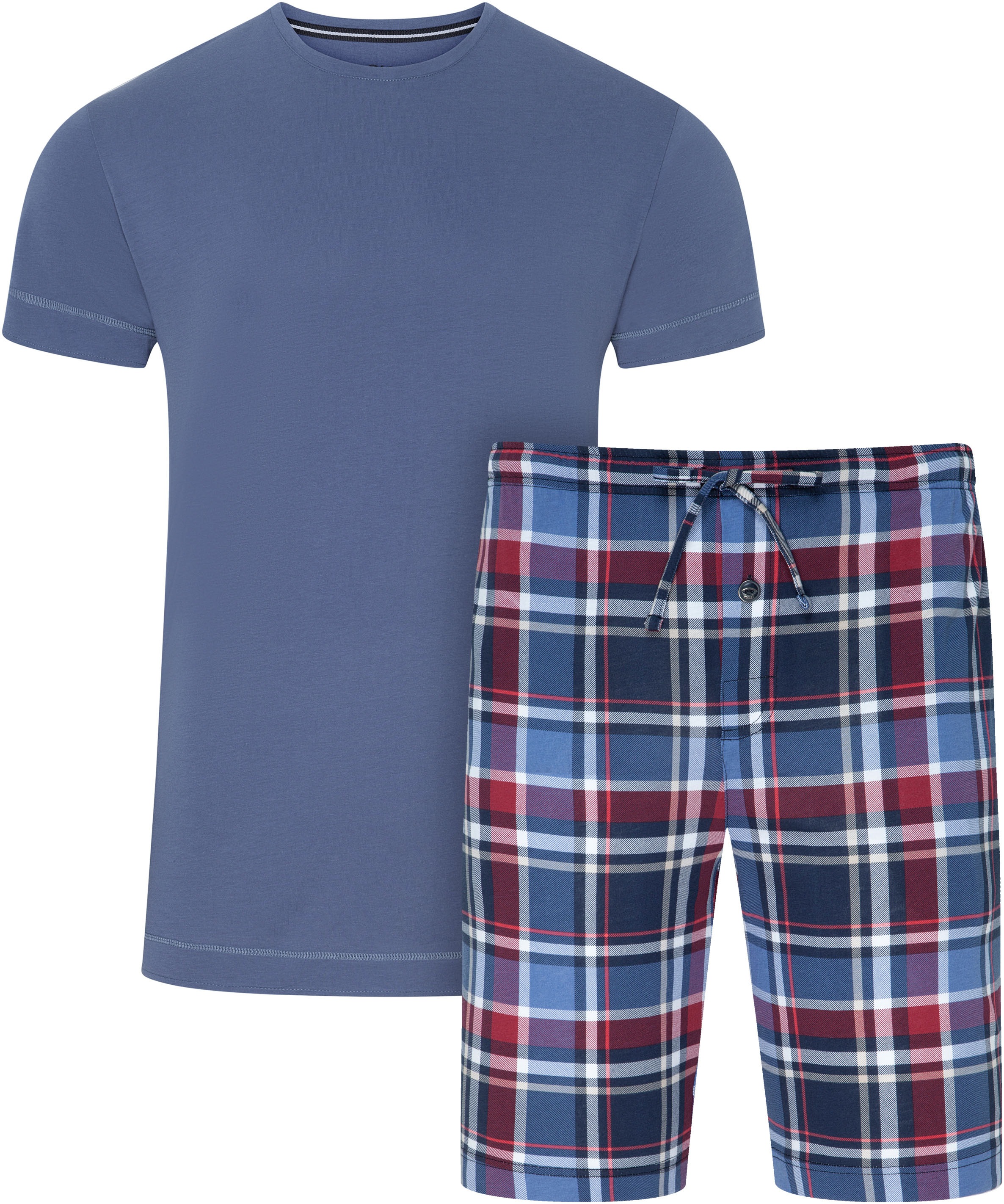 Jockey Shorty "Everyday ½ Knit Short Pyjama", (2 tlg.), Seitentaschen, Lock günstig online kaufen