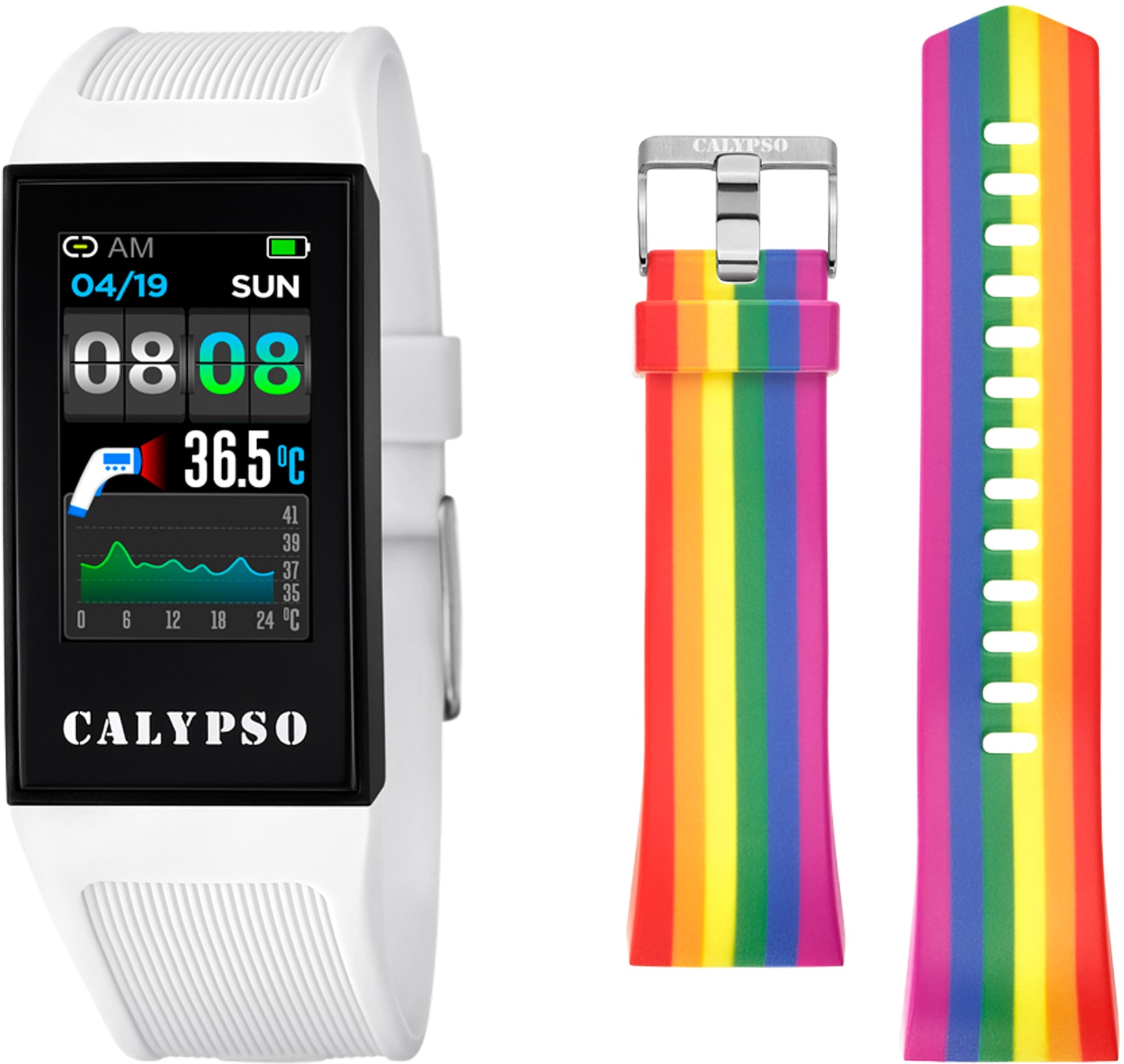CALYPSO WATCHES Smartwatch »K8501/1«, (Armbanduhr, Herrenuhr, Damenuhr, digital, Schrittzähler)