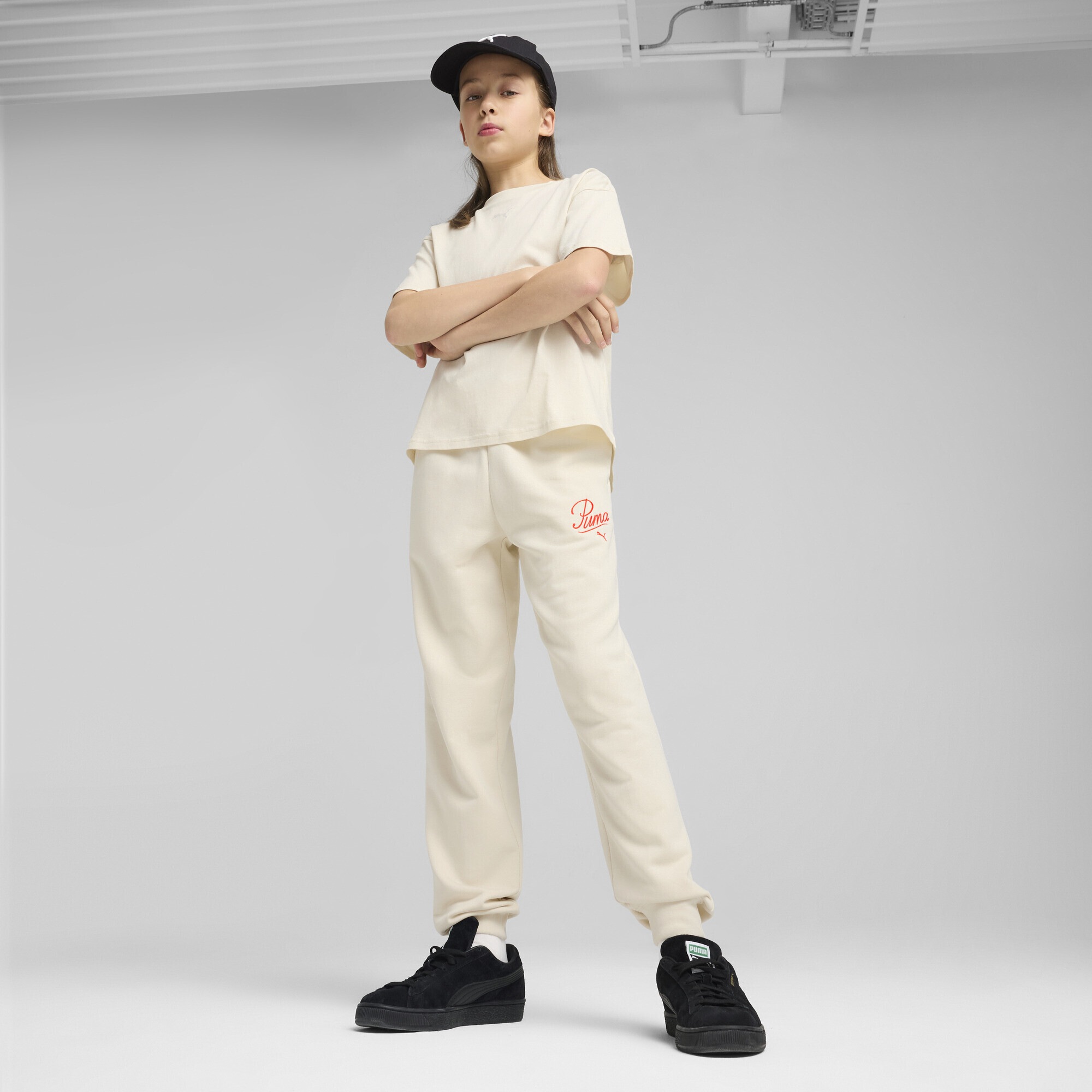 PUMA Sporthose »Essentials Script Jogginghose Mädchen«