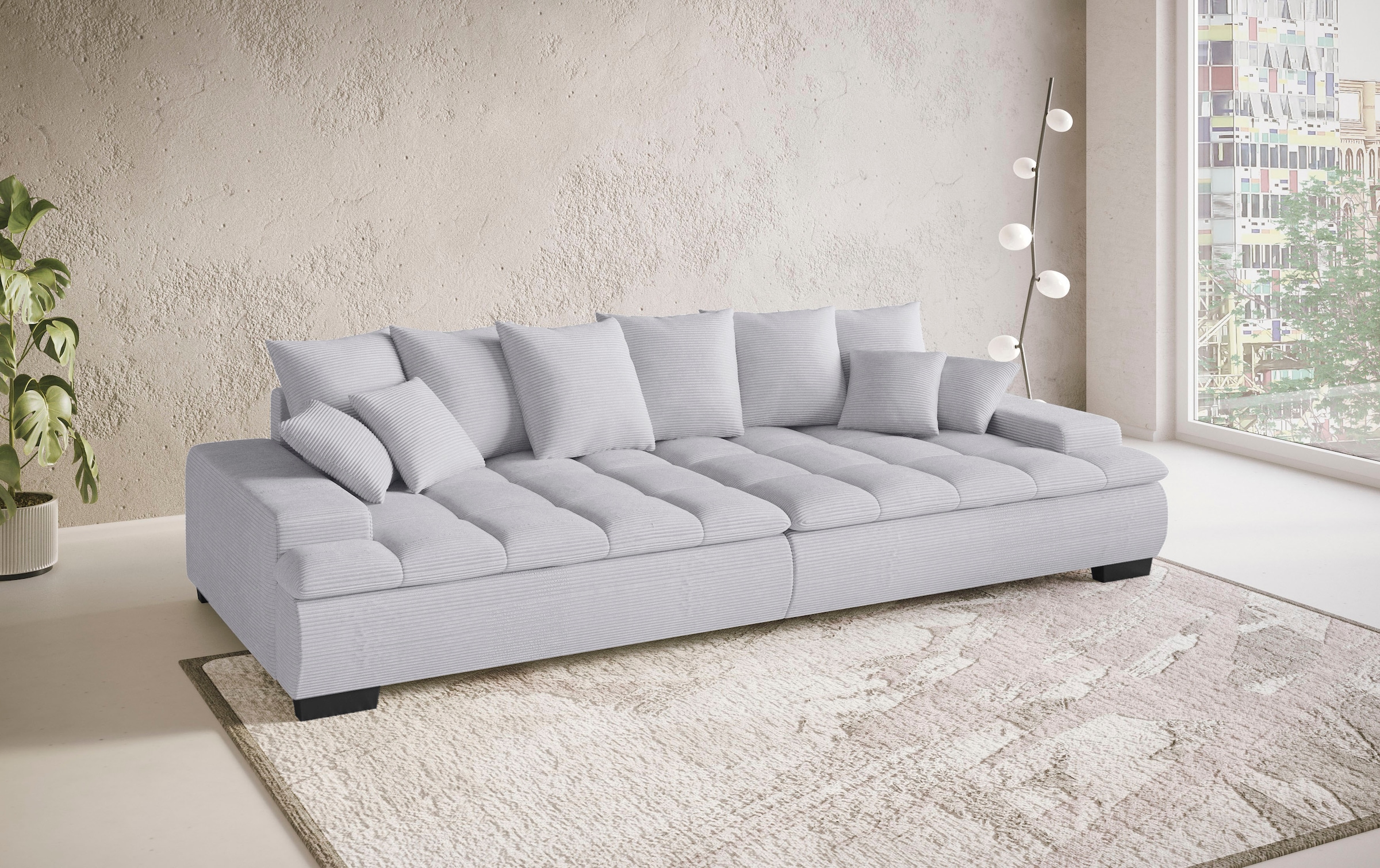 Mr. Couch Big-Sofa »Haiti II«, Wahlweise mit Kaltschaum - bis 140 kg belastbar