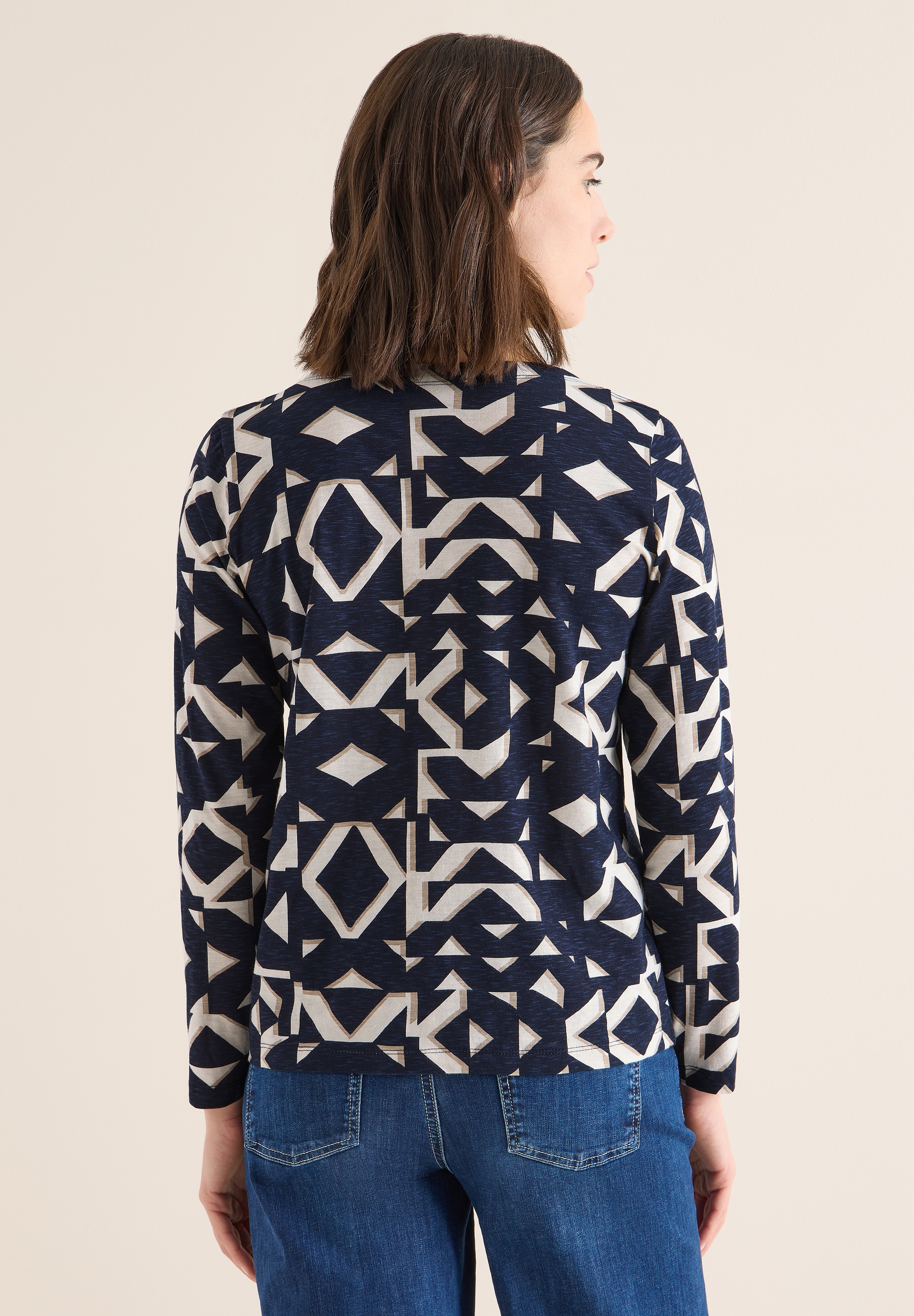 Cecil Langarmshirt mit U-Boot-Ausschnitt