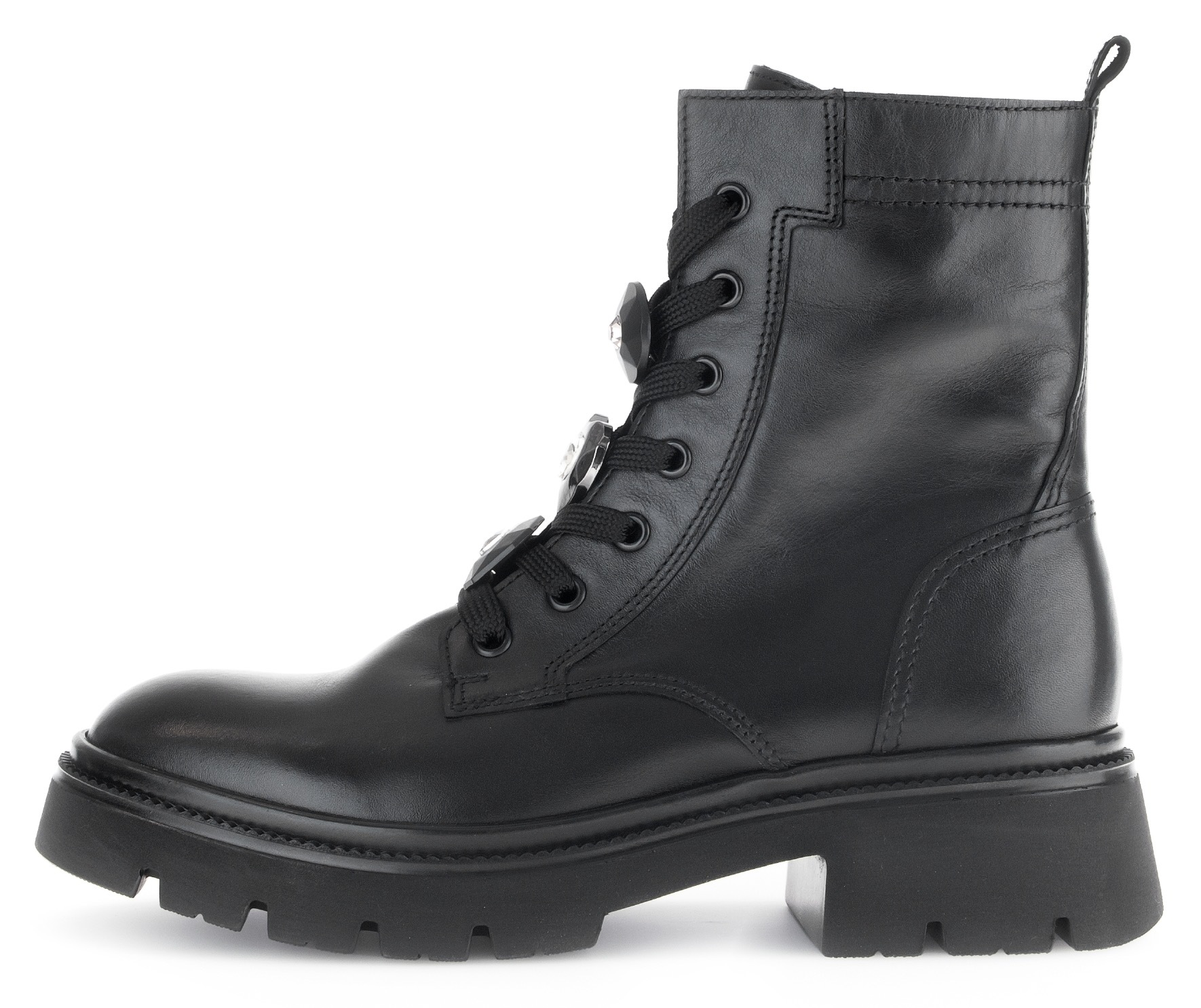 Gabor Schnürboots, Blockabsatz, Plateau, Schnürstiefelette mit Best Fitting