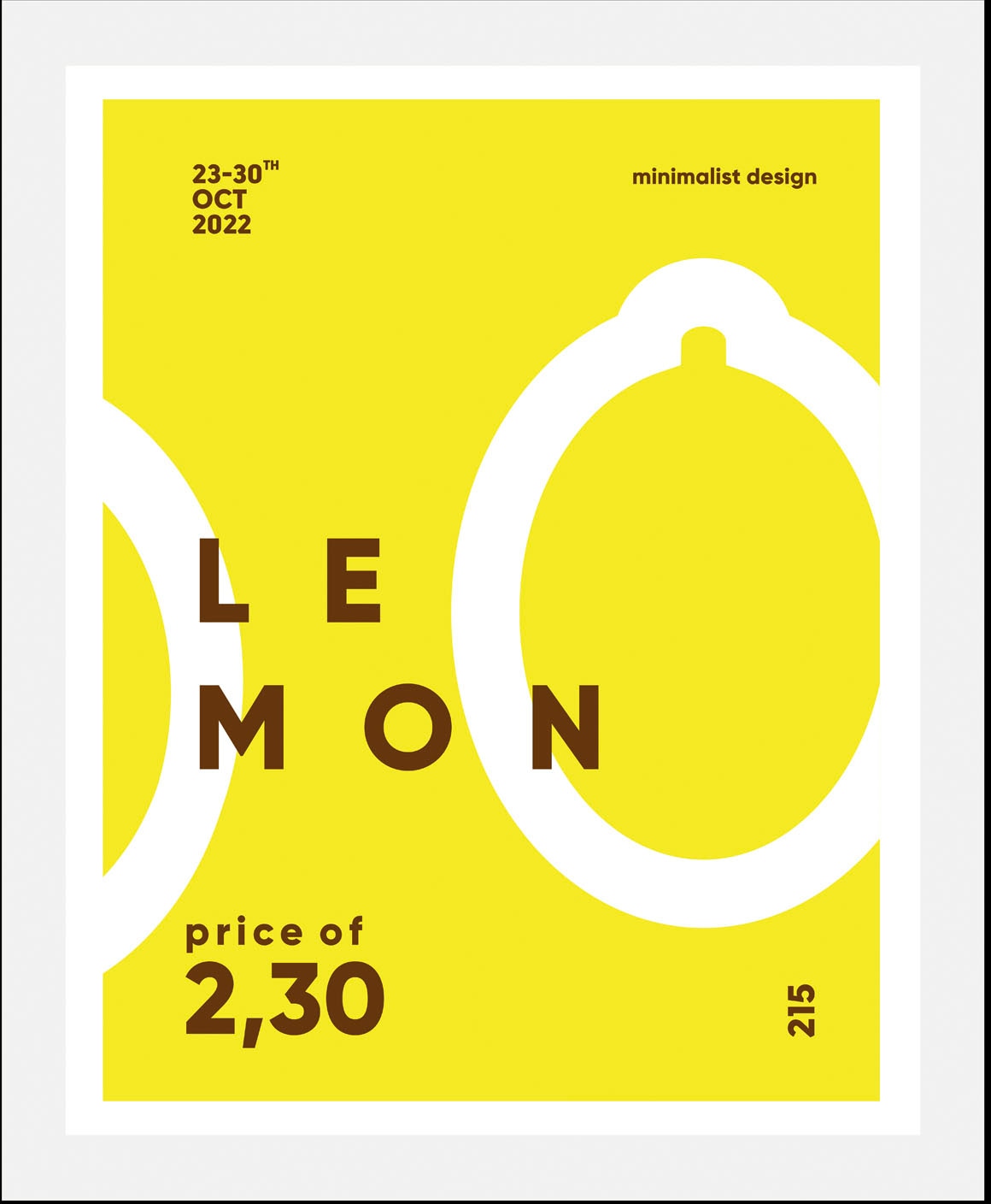 Bild »Lemon«, (1 St.), gerahmt