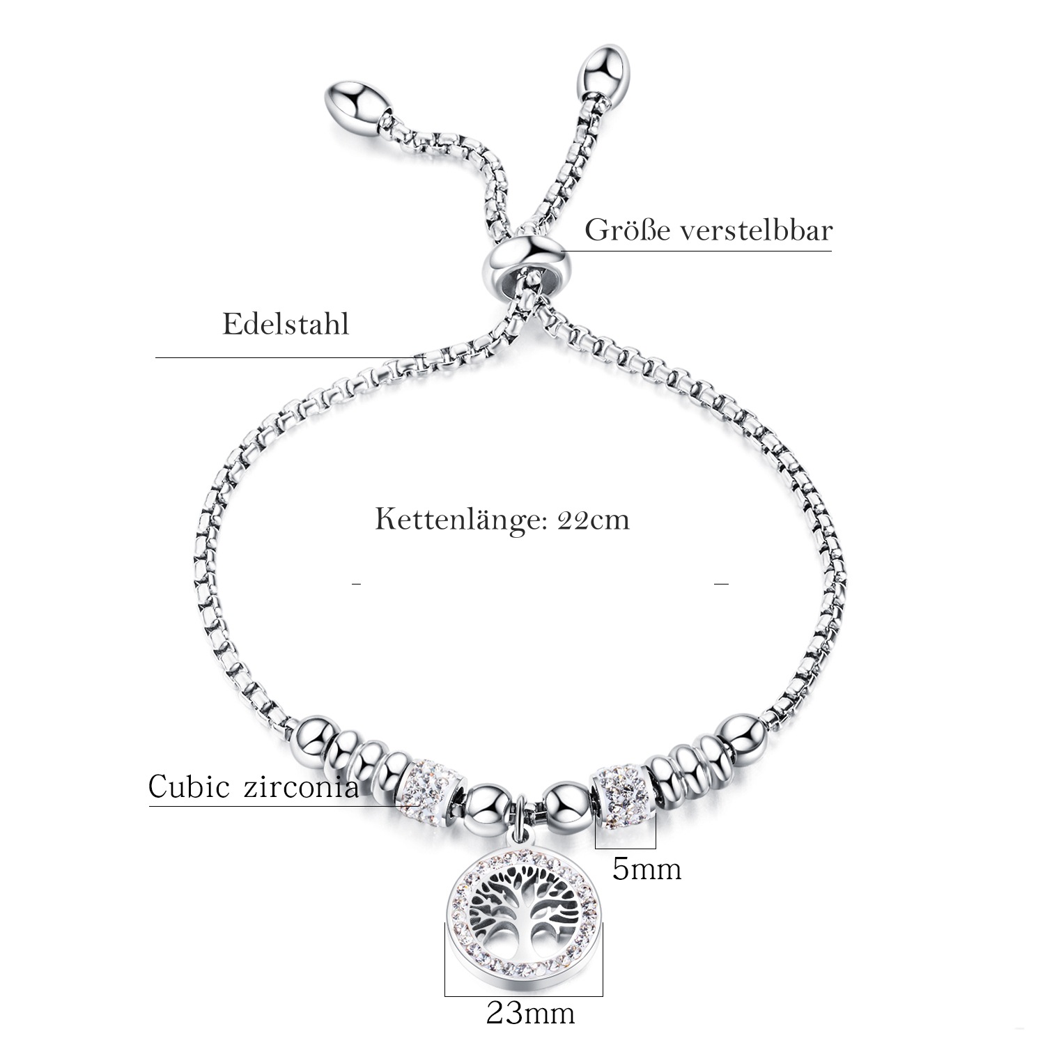 Thumbnail - COLLEZIONE ALESSANDRO Armband "Lebensbaum"