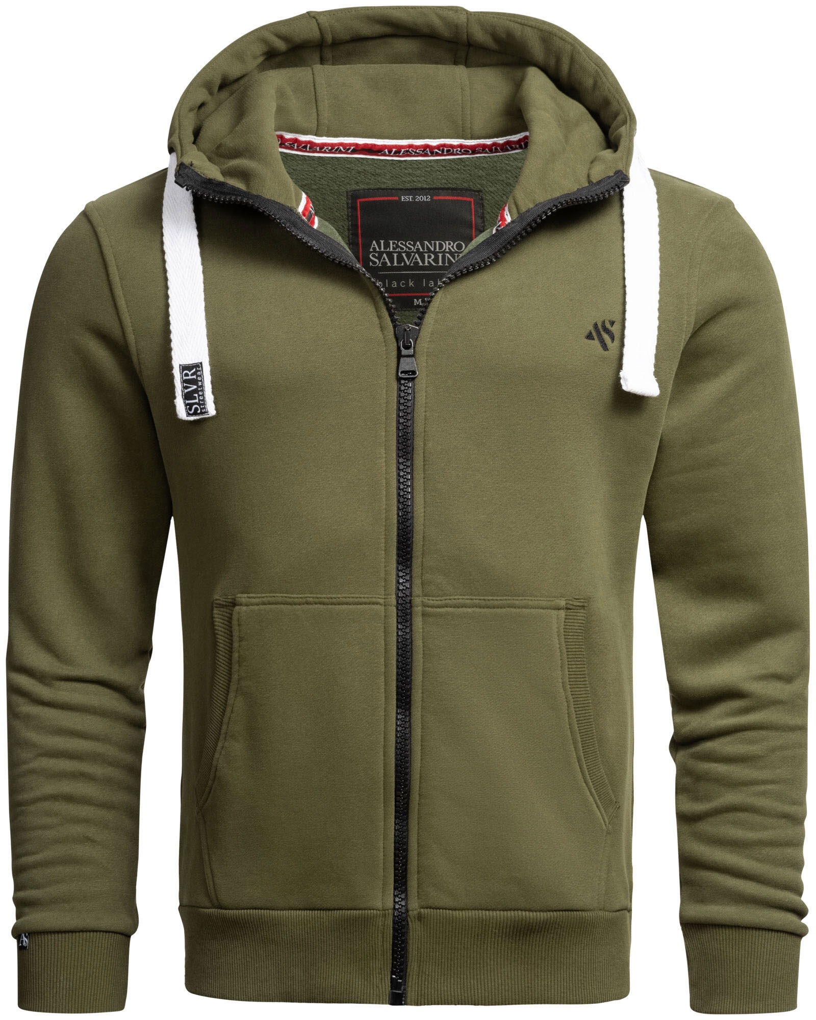 Alessandro Salvarini Sweatjacke "ASVinzent", warmer Hoodie