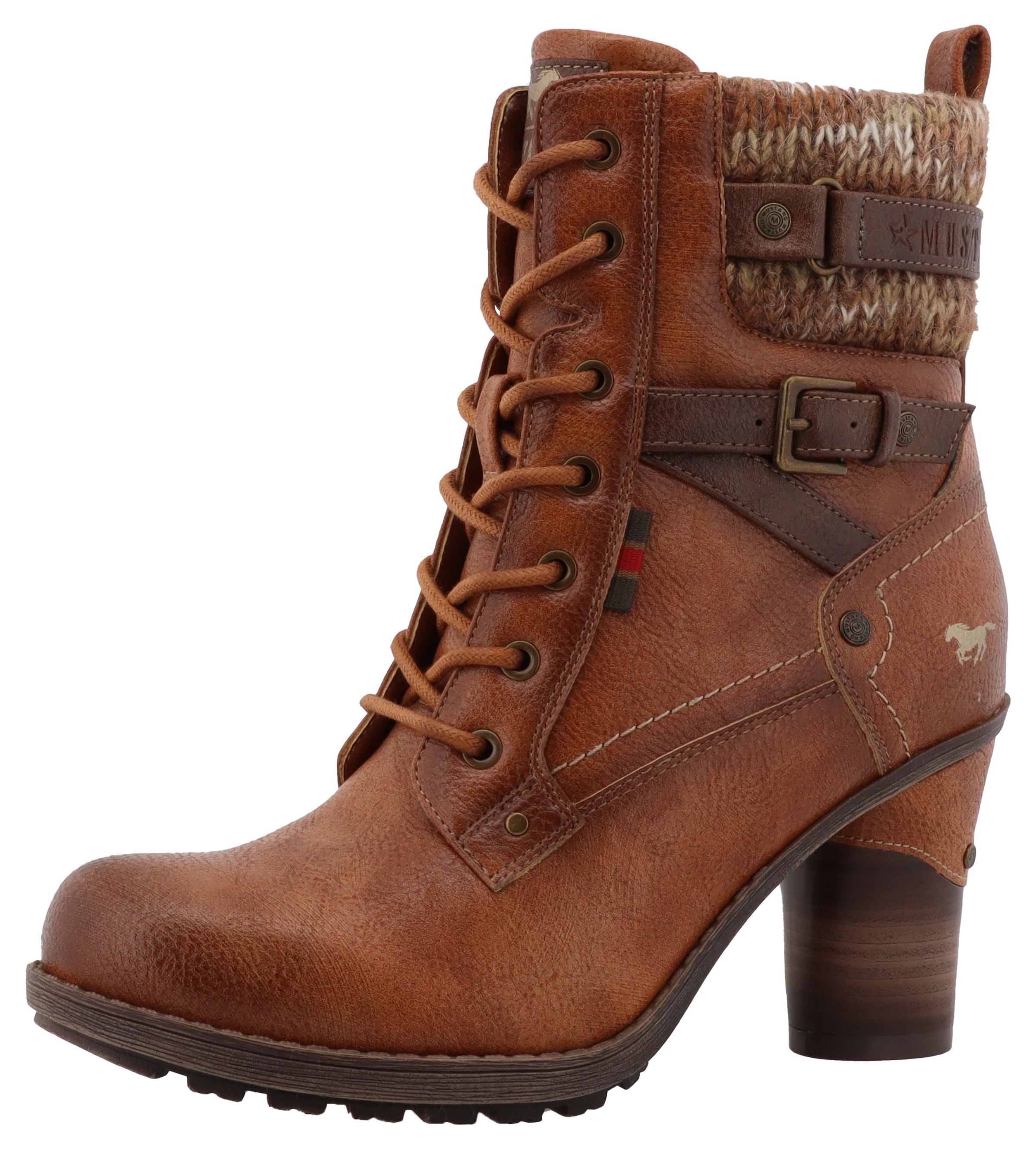 Mustang Shoes Winterstiefelette "Palma", Schnürstiefelette, Winterboots mit günstig online kaufen