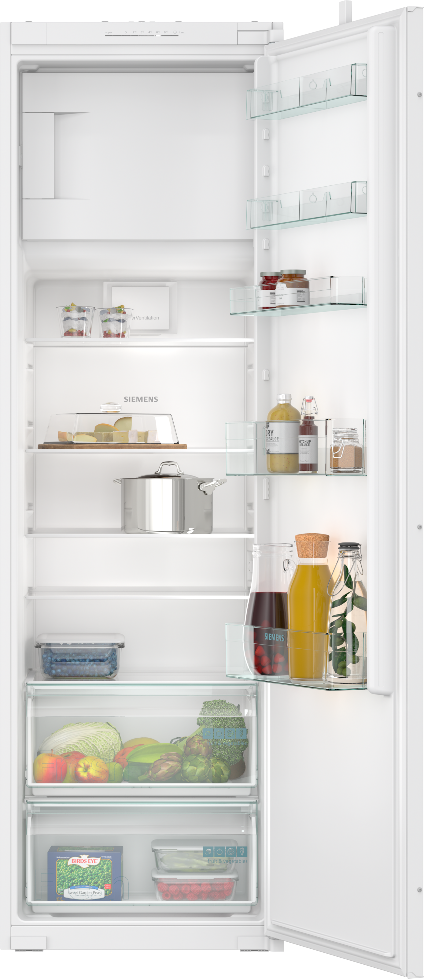 SIEMENS Einbaukühlschrank iQ100 "KI82LNSE0" 177,2 cm hoch 54,1 cm breit günstig online kaufen