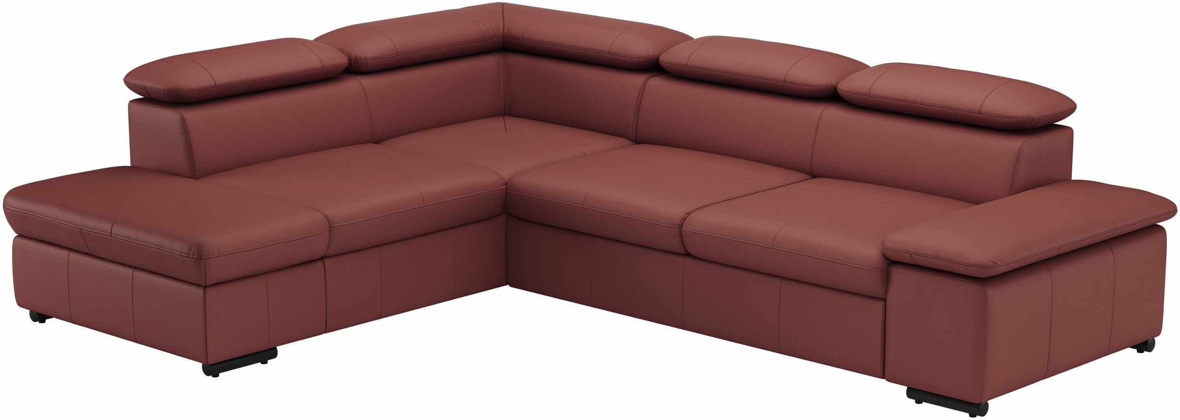 sit&more Ecksofa »Alcudia L-Form«, mit Armteilverstellung, optional Kopfteilverstellung und Bettfunktion