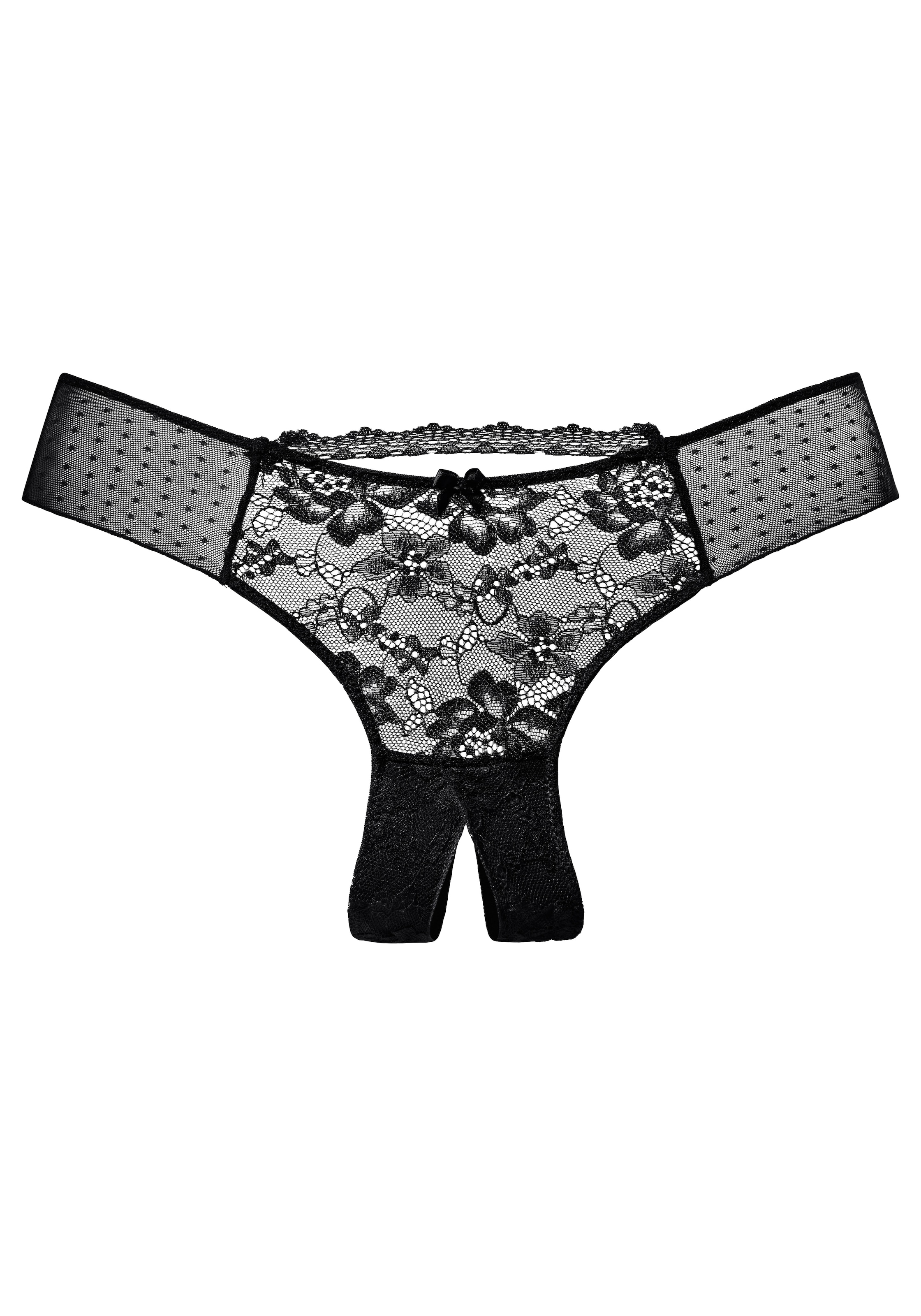 LASCANA String-Ouvert, in transparenter Optik, Reizwäsche, verführerische Dessous