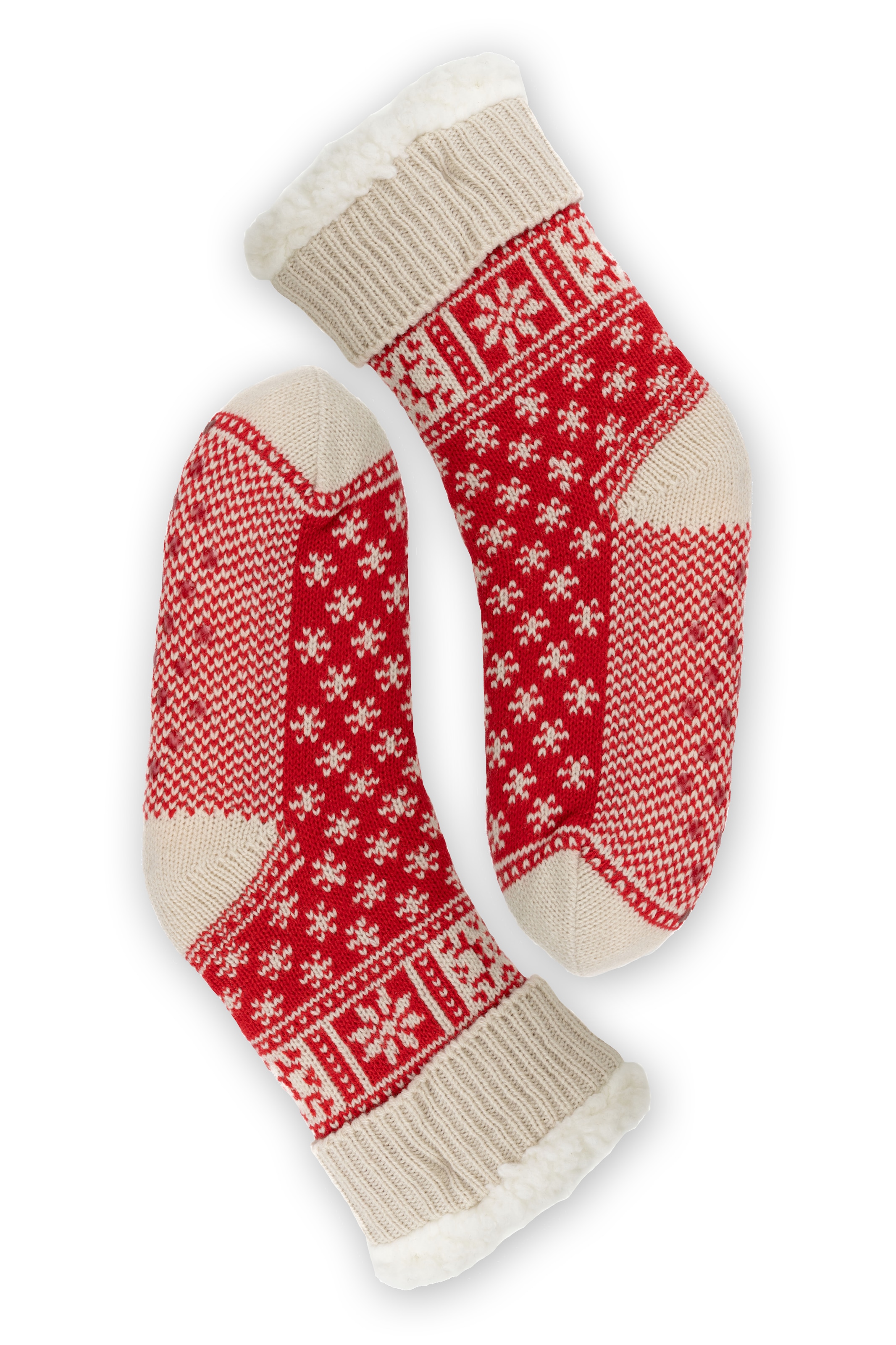 Capelli New York Socken "Haussocke red combo" 1 Paar, rutschsicher, Feinstr günstig online kaufen