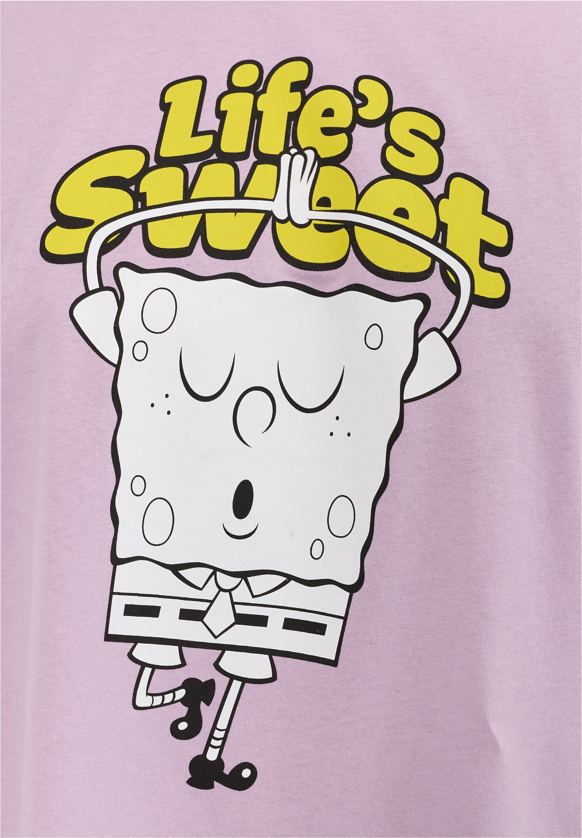 Recovered T-Shirt »SpongeBob Lifes Sweet Relaxed«, (1 tlg.), im lockeren Schnitt