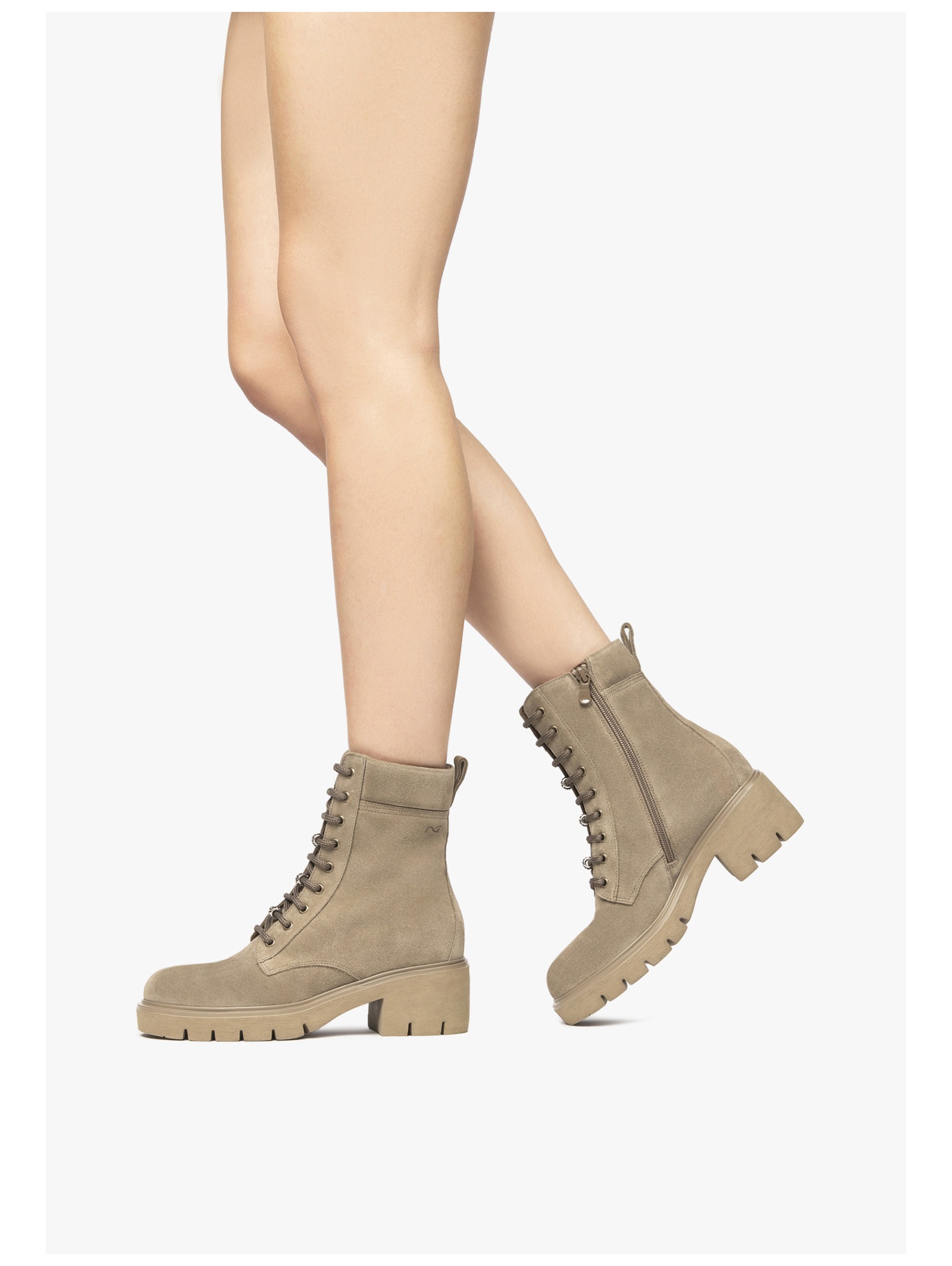 Nero Giardini Schnürstiefelette »Nero Giardini Stiefelette Veloursleder«