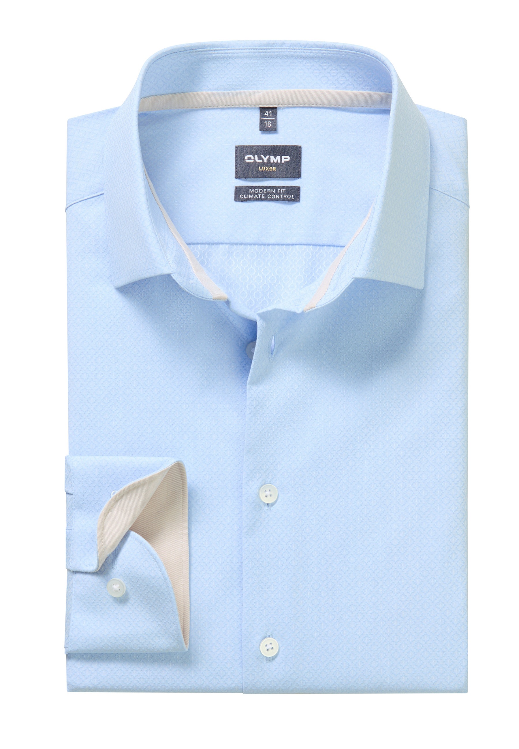 OLYMP Luxor 24/Seven Men's Shirt Blue 46 3