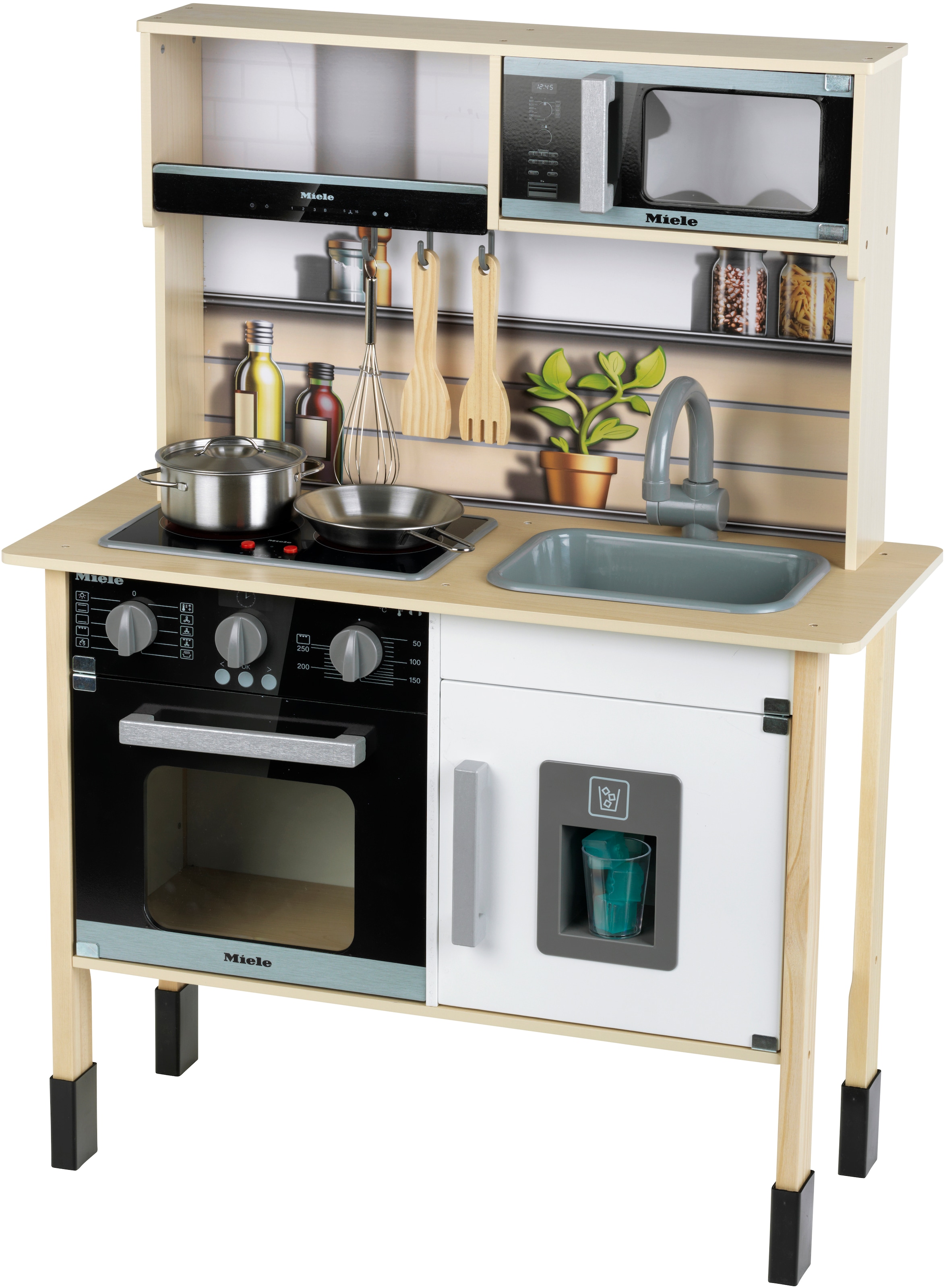 Klein Spielküche »Miele Midi 2« Aus Holz; mit Licht und Sound
