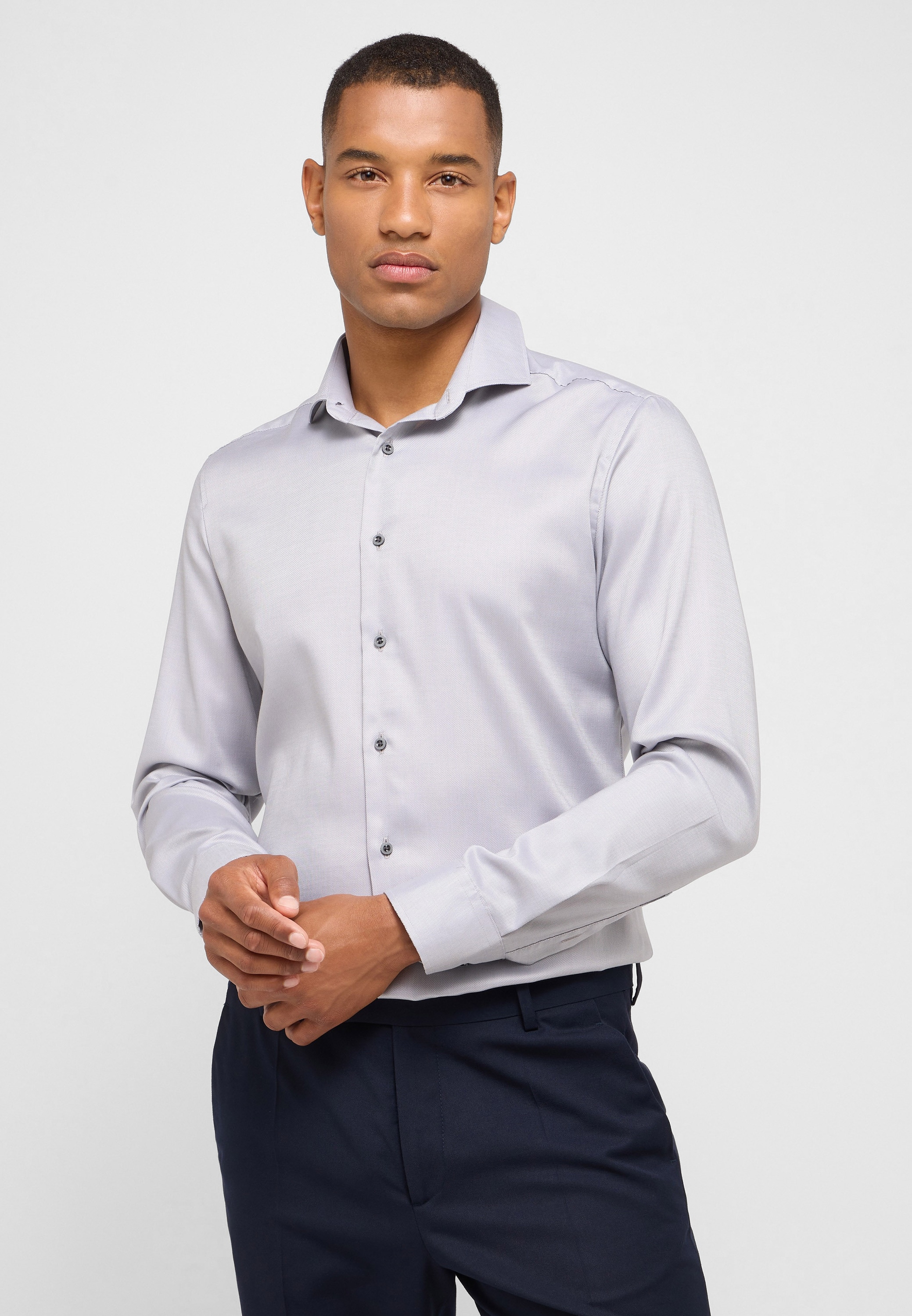 Eterna Langarmhemd "SLIM FIT", EASY IRON (bügelleicht) günstig online kaufen