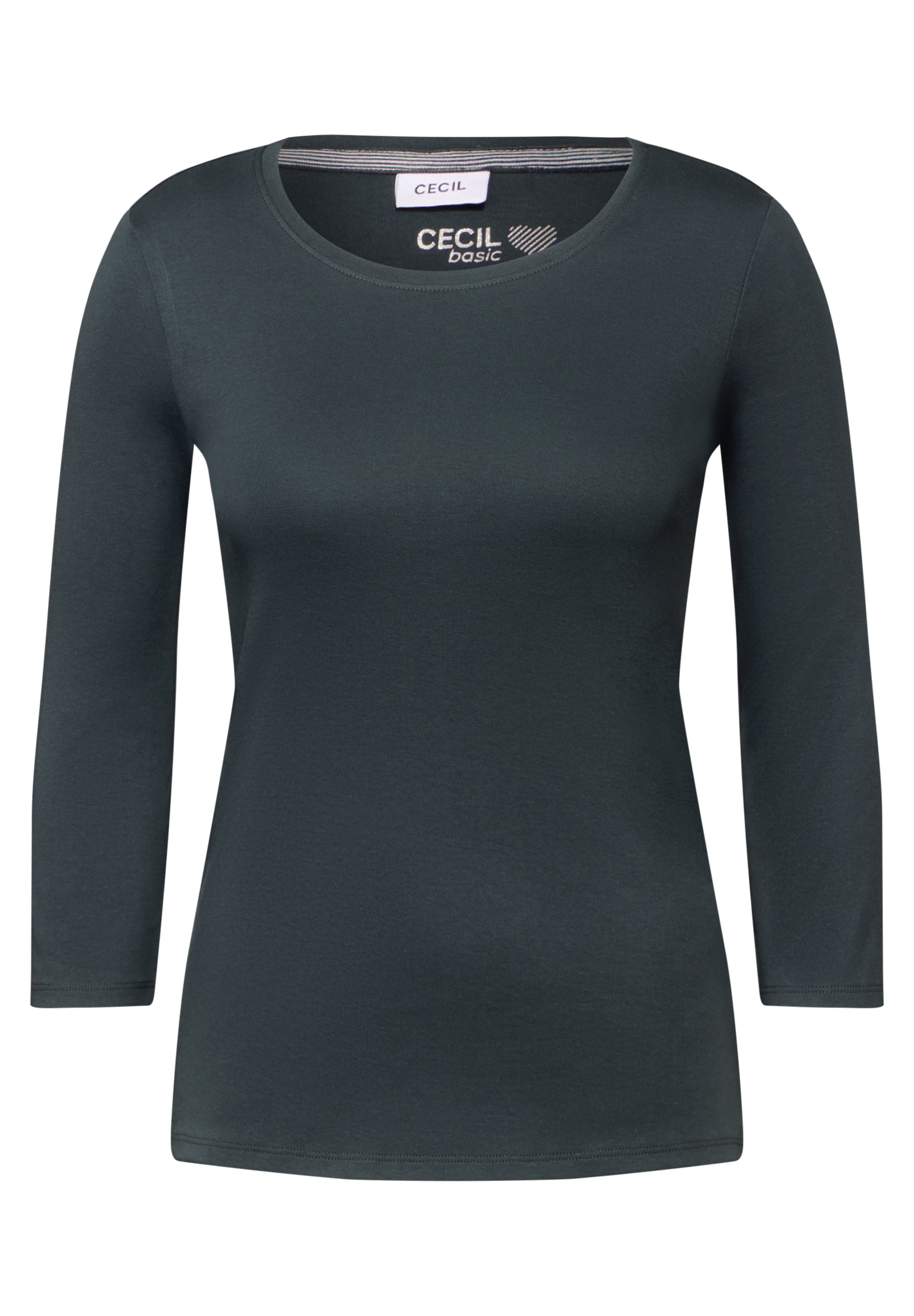 Cecil 3/4-Arm-Shirt, aus reiner Baumwolle