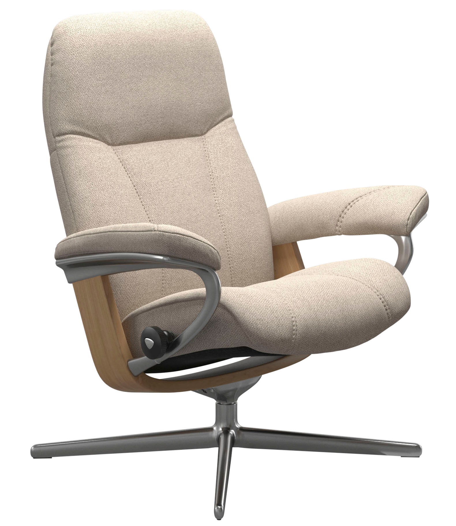 Stressless® Relaxsessel »Consul«, mit Cross Base, Größe S, M & L, Holzakzent Eiche