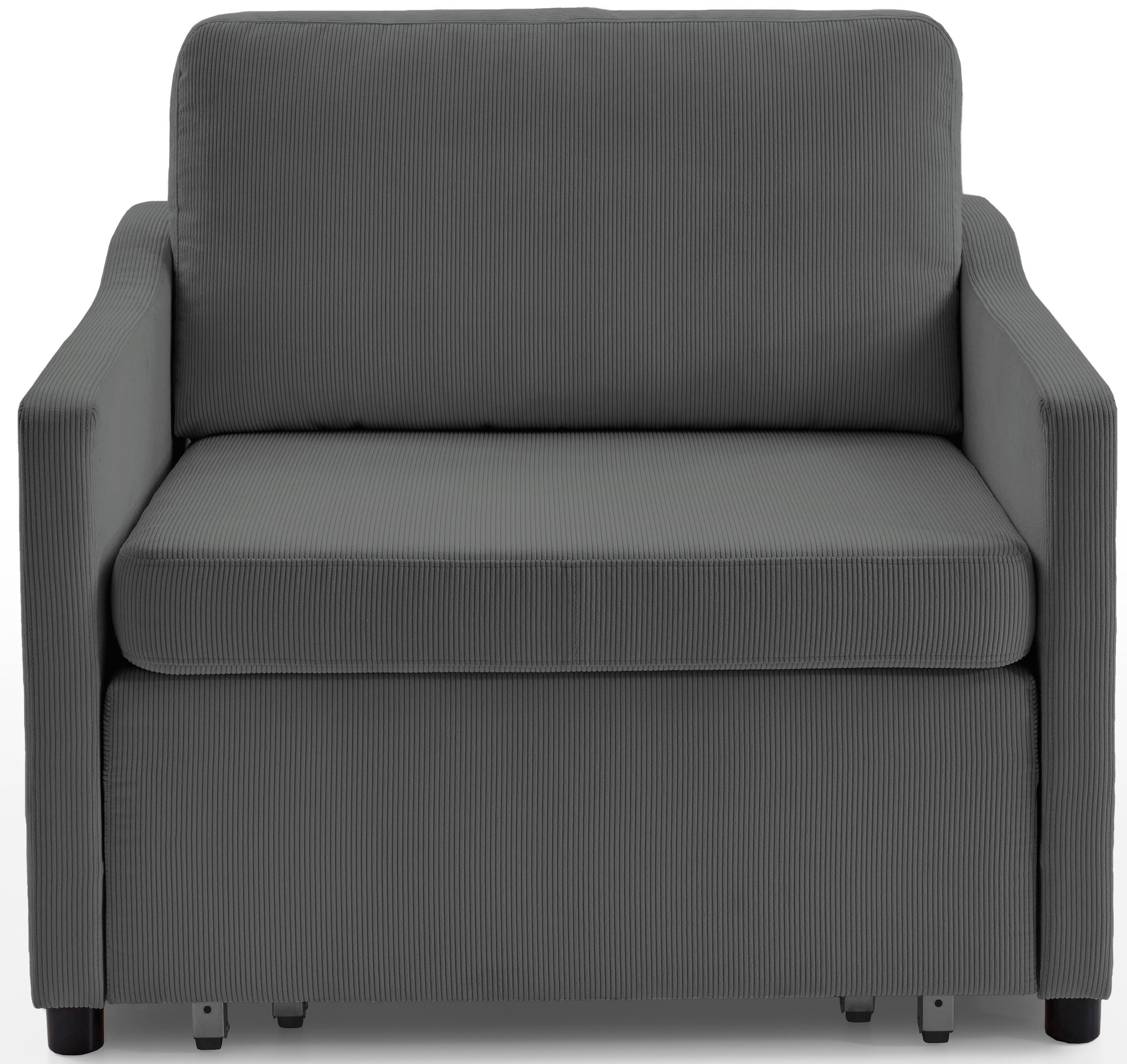 OTTO home XXL-Sessel "Anella" mit Cord-Bezug, mit Schlaffunktion, frei im Raum stellbar